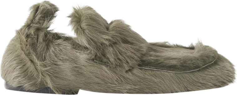 Dries Van Noten Fur Padded Loafer Shoes