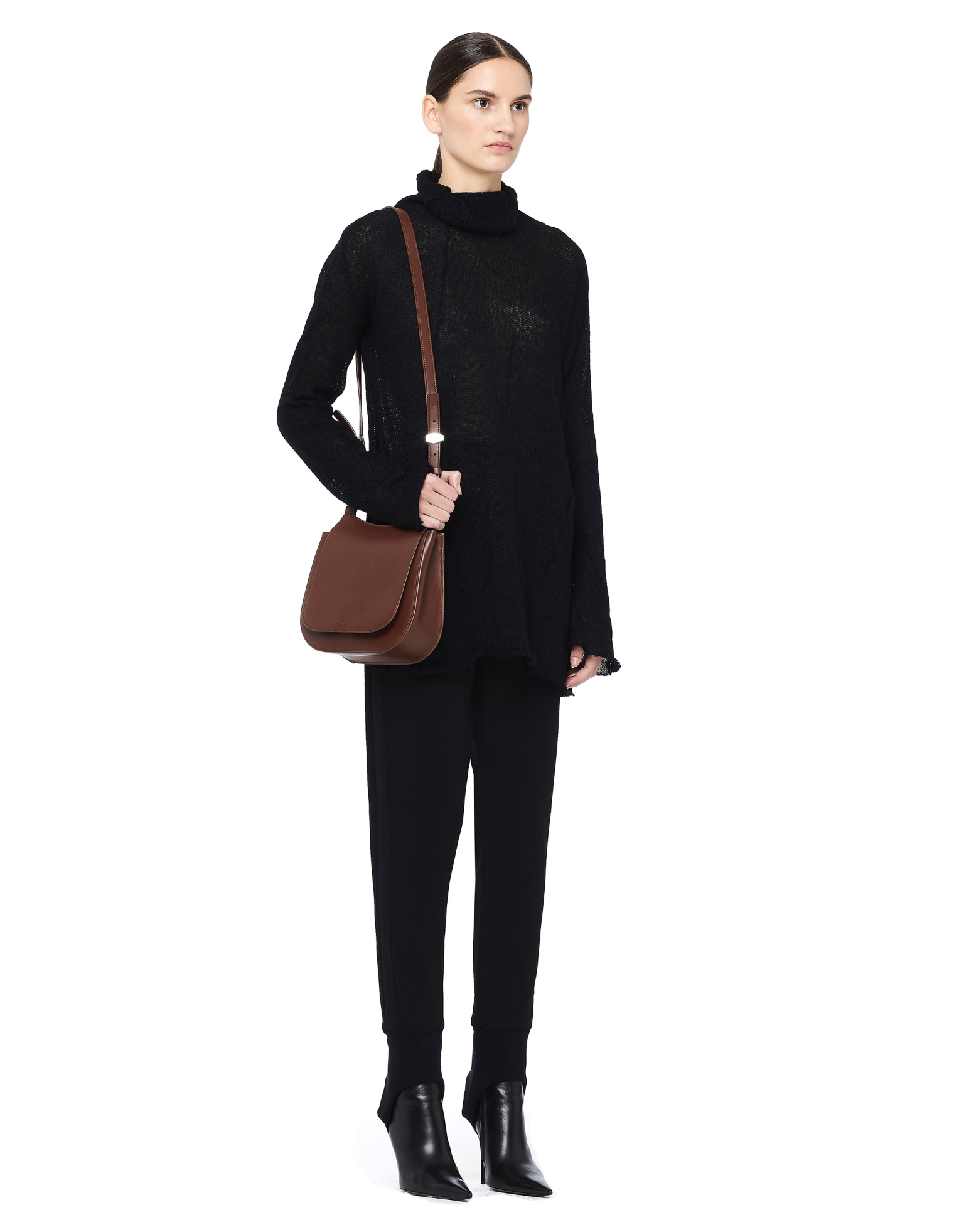The Row Hunting 9 Leather bag