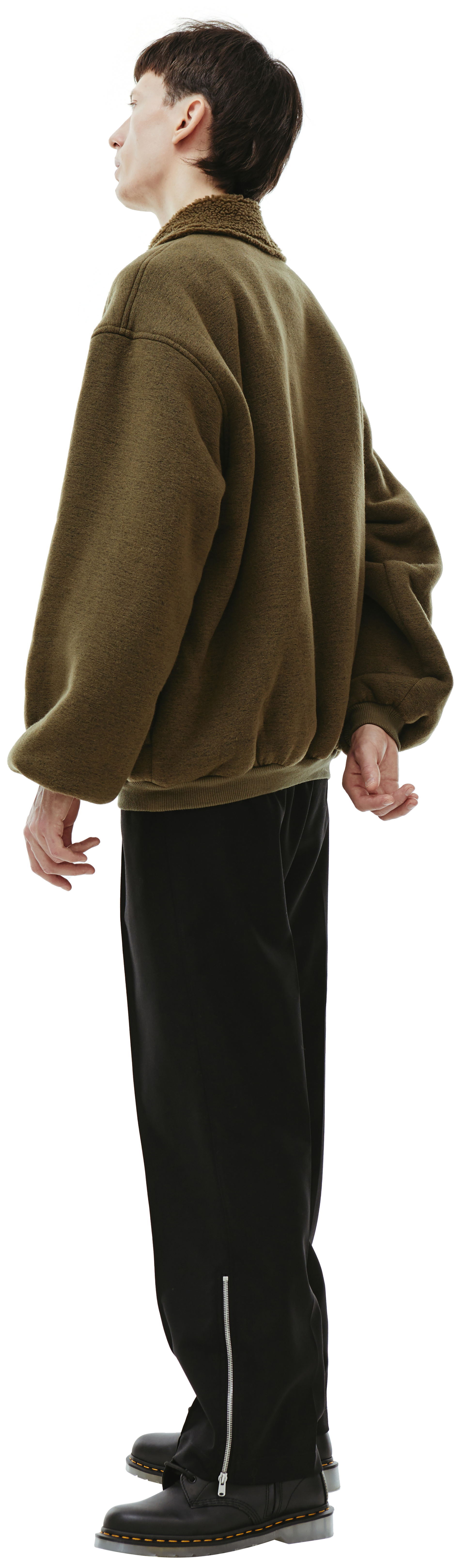 Children of the discordance Oversized boa jacket