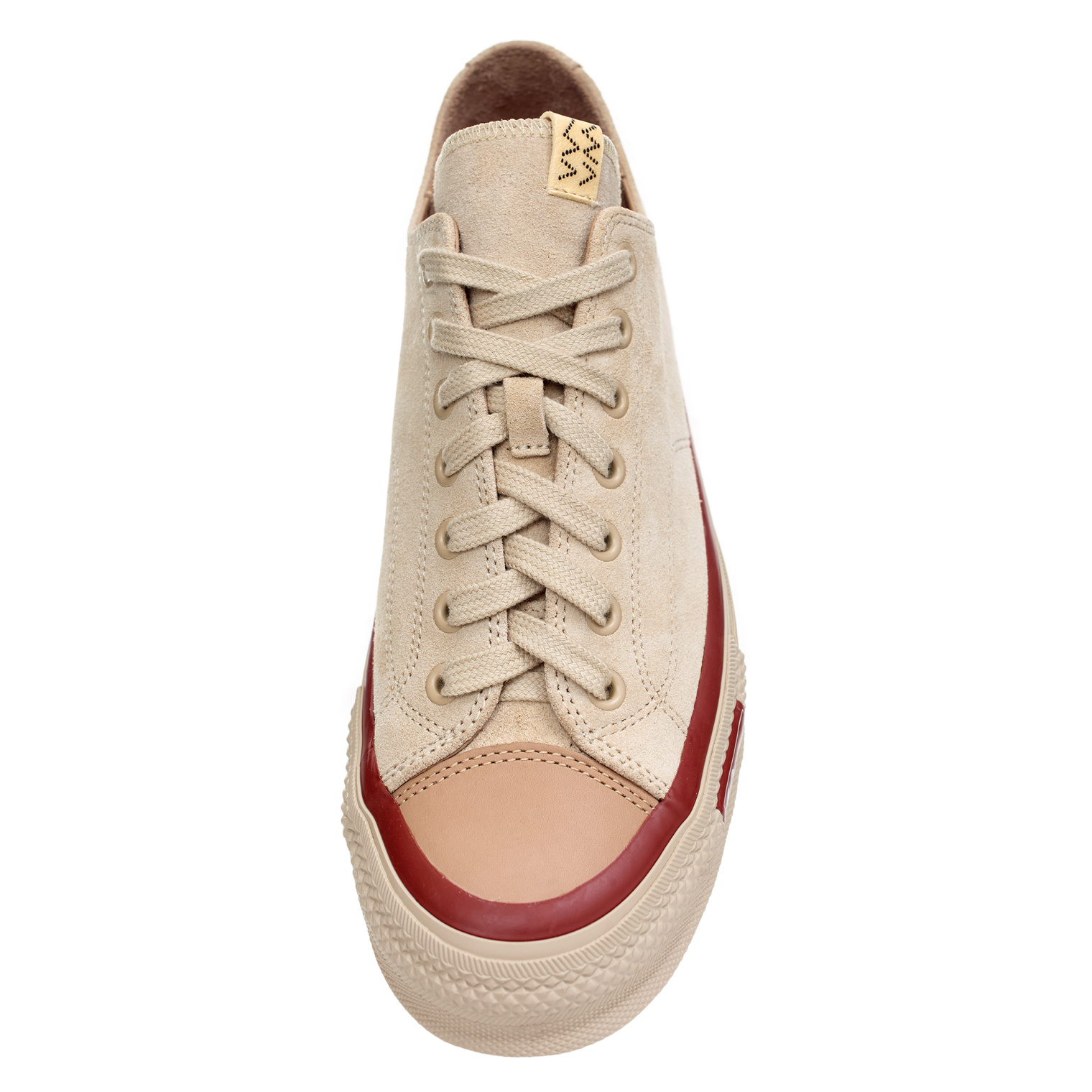 Buy visvim men beige skagway lo suede sneakers for $935 online on 
