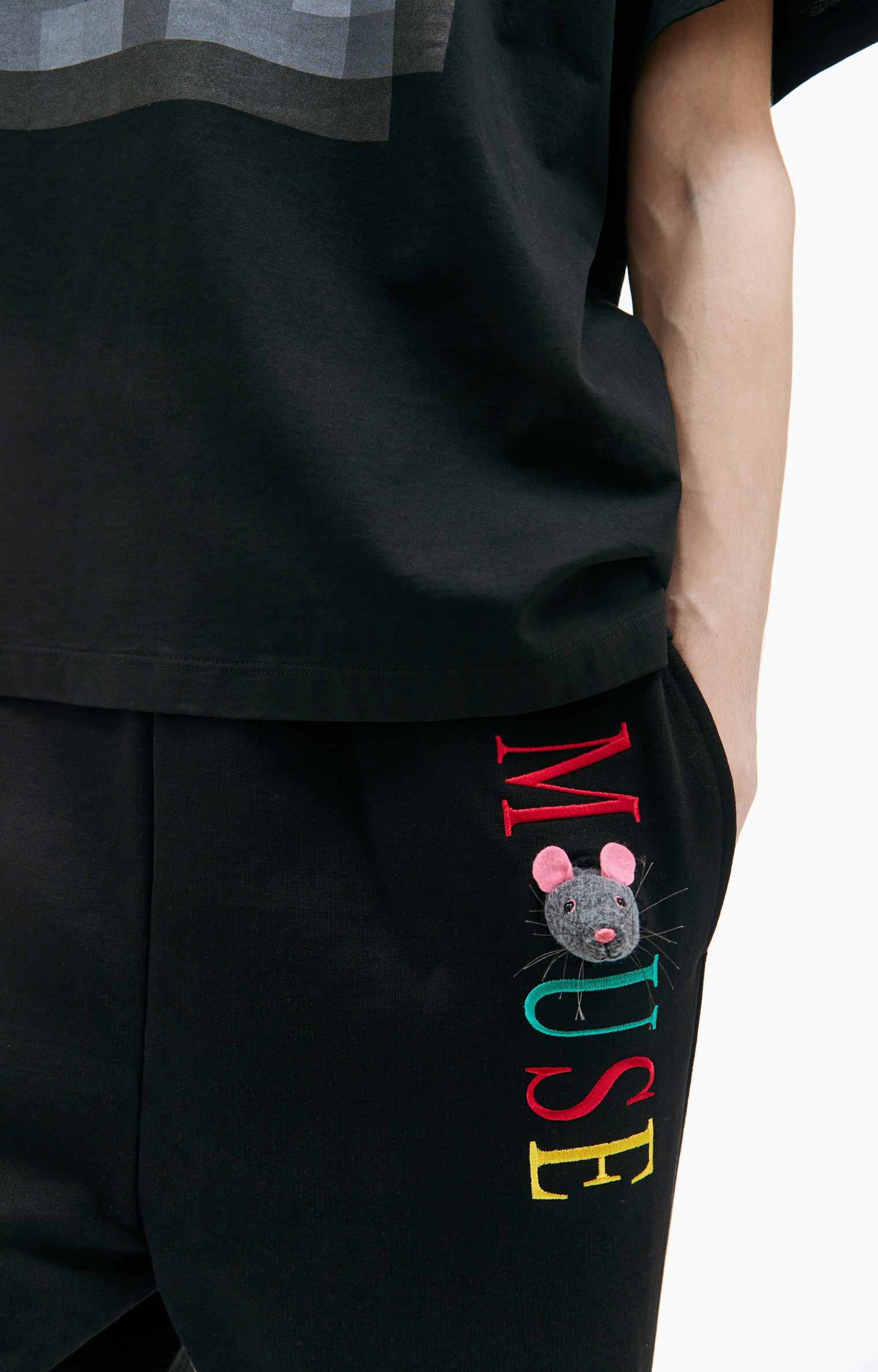 Doublet Black Mice sweatpants