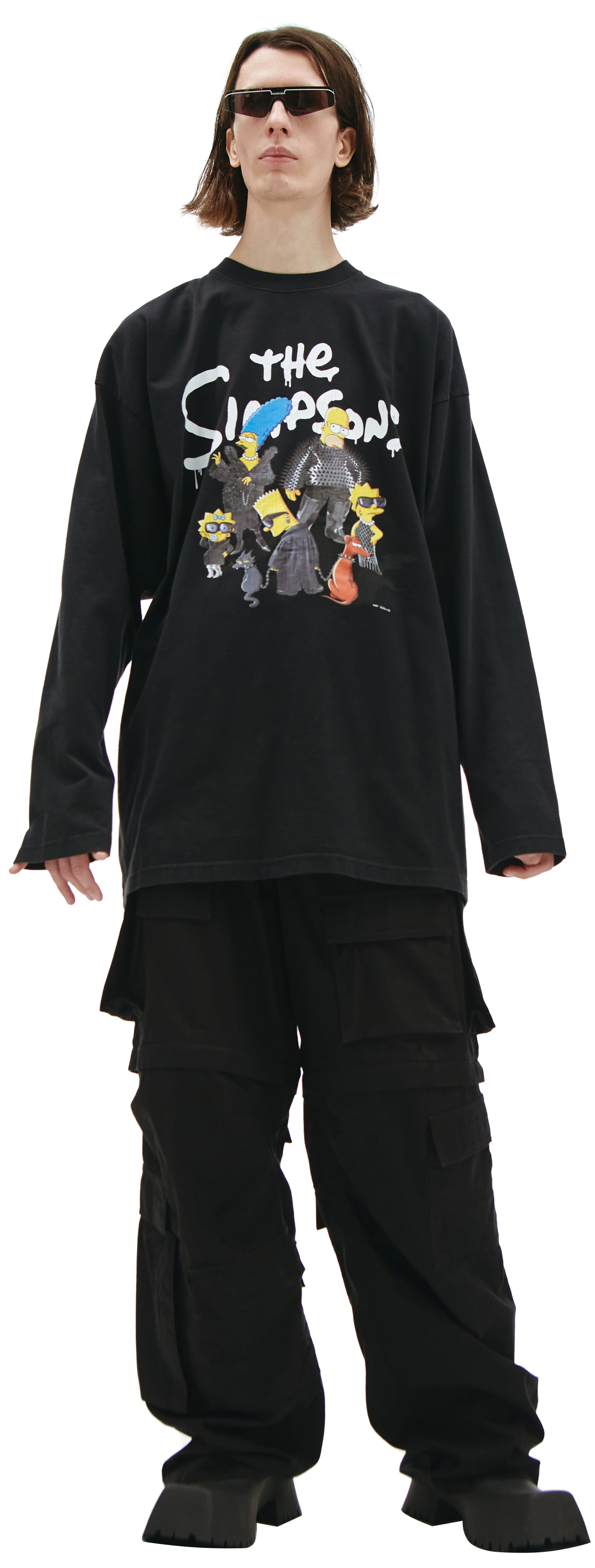 Balenciaga The Simpsons Oversized long sleeve t-shirt