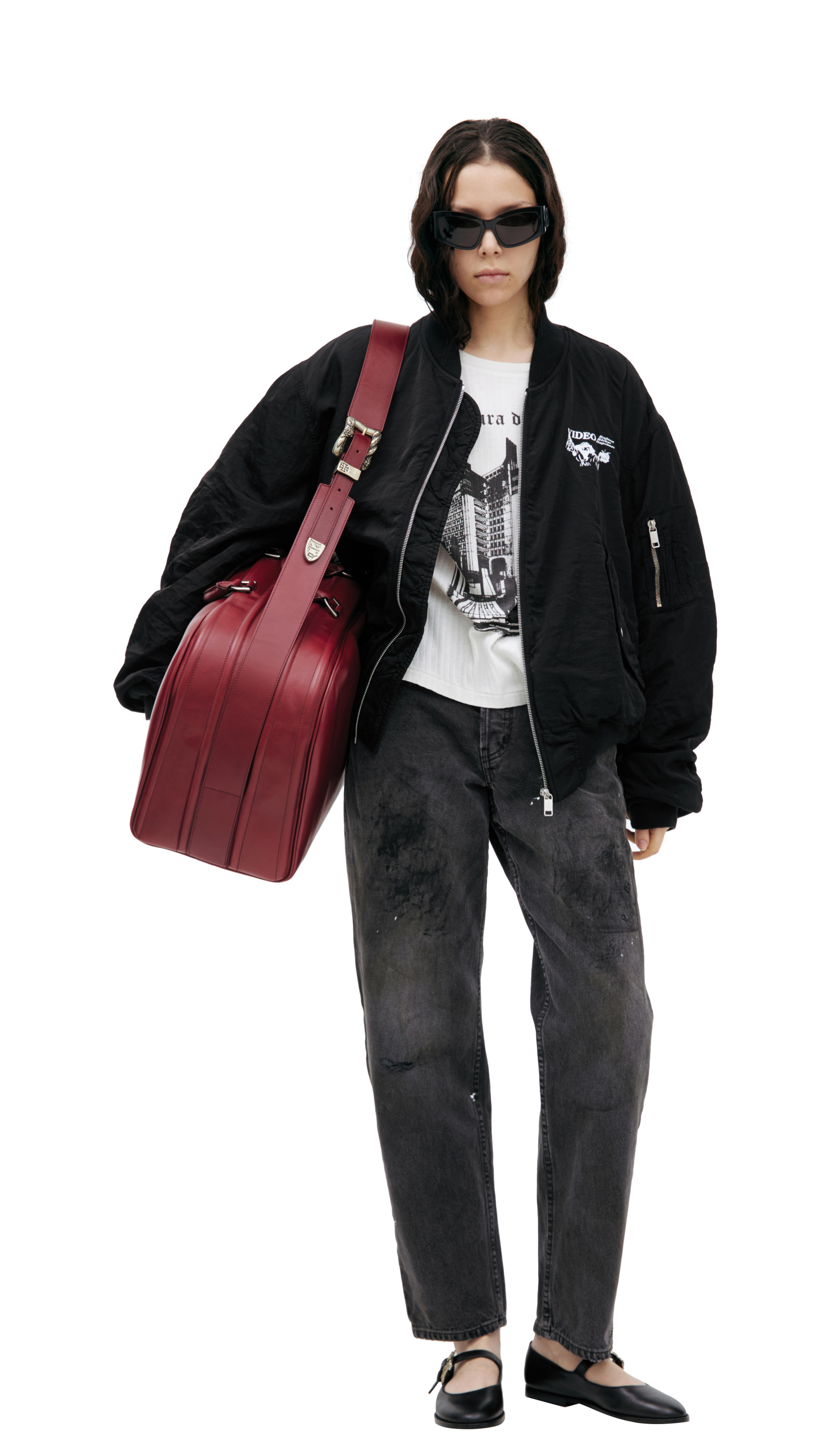 Enfants Riches Déprimés Black zippered bomber