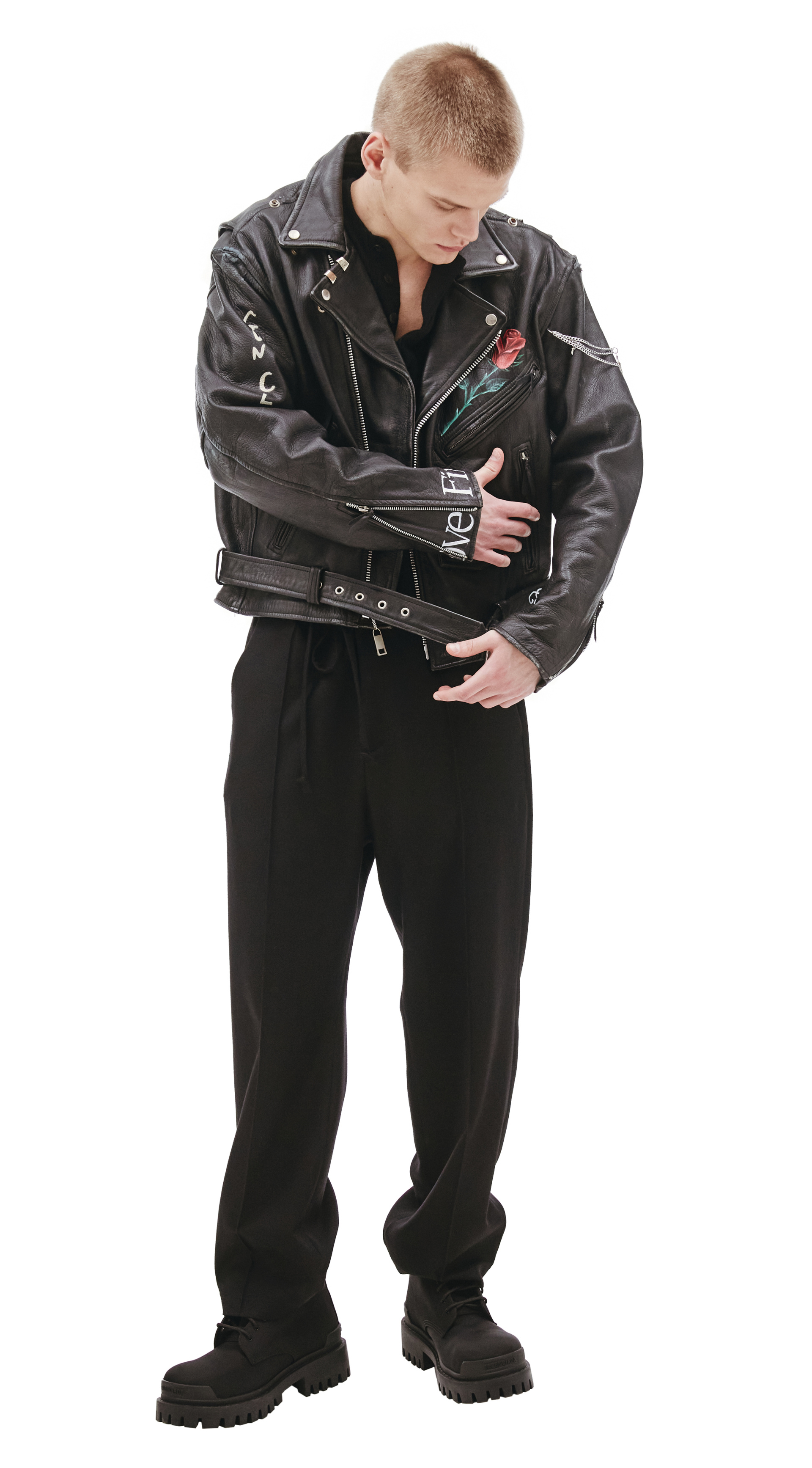 Enfants Riches Déprimés ERD X SVMOSCOW Leather Jacket