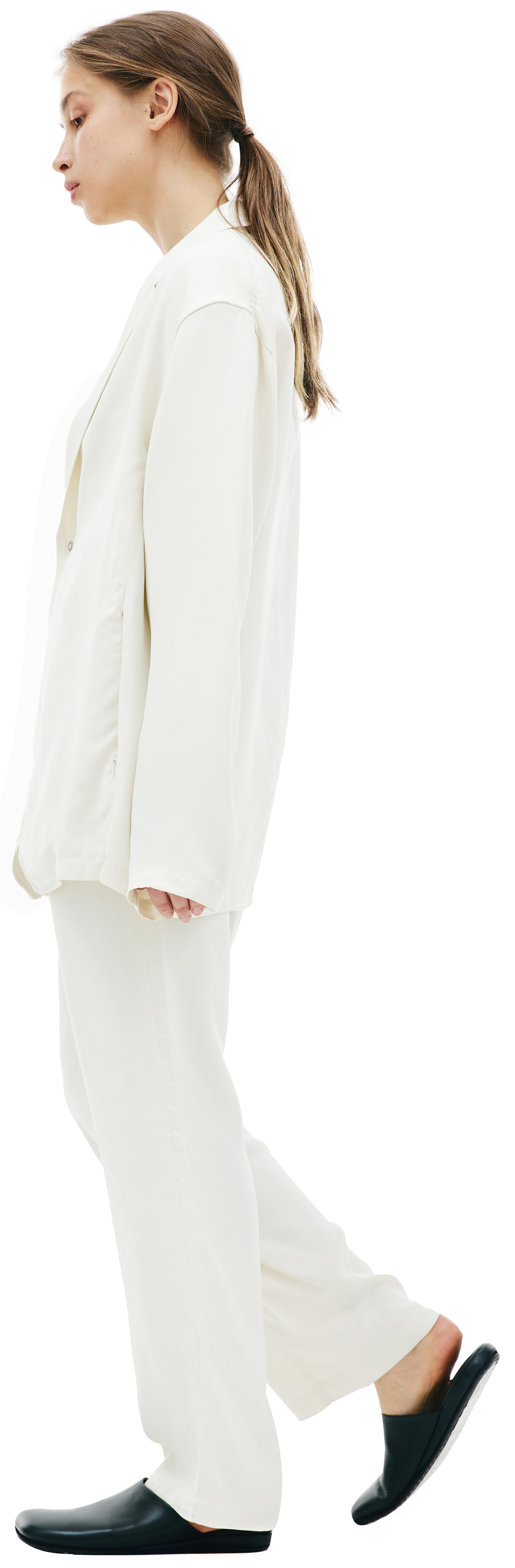 KIMMY White single-breasted blazer