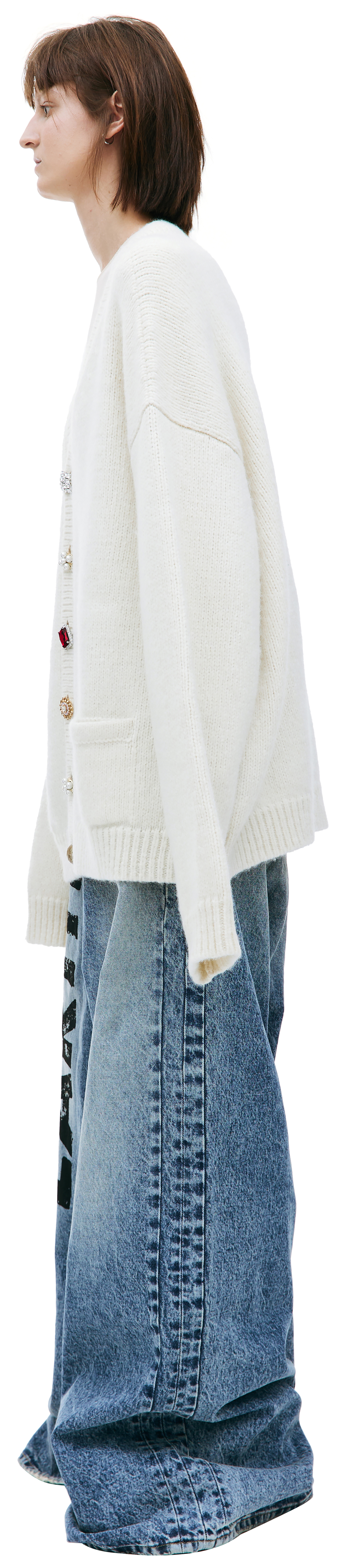VETEMENTS Decorative button cardigan
