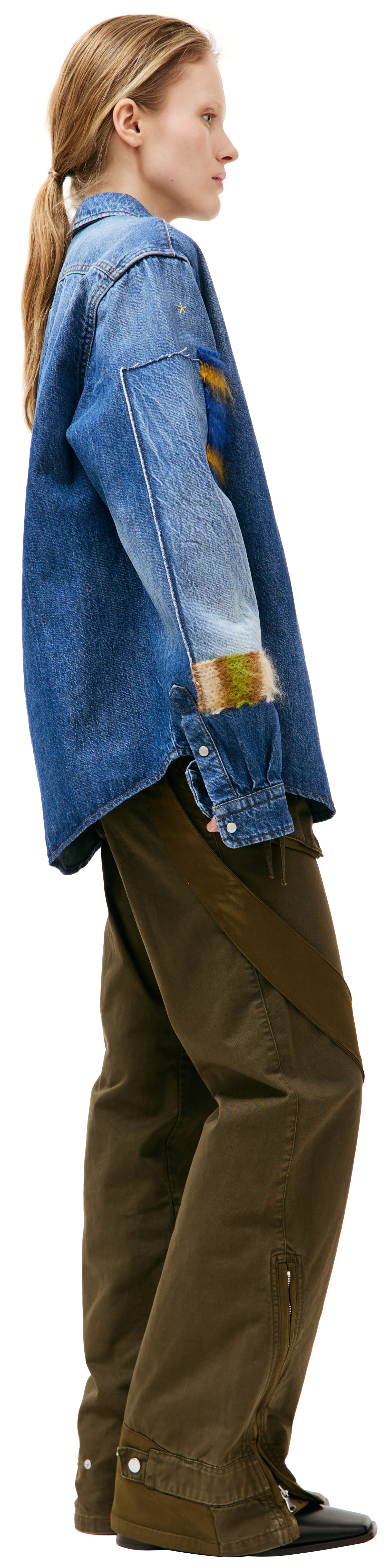 Marni Patchwork denim shirt