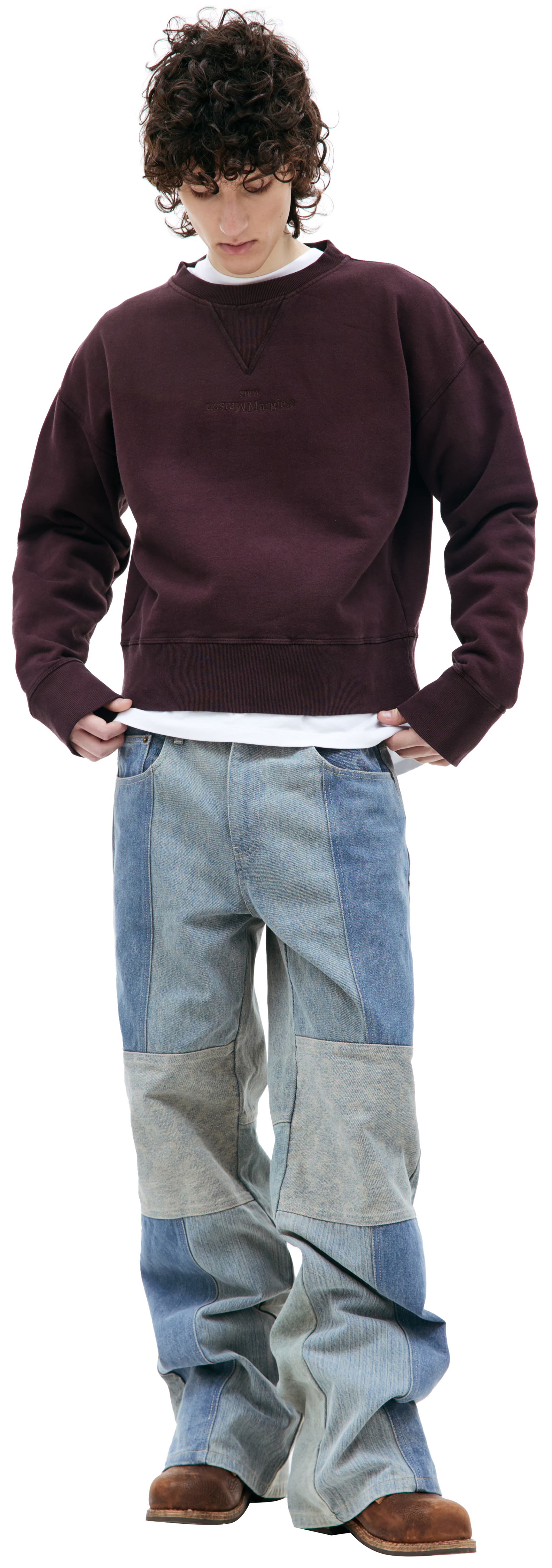 Maison Margiela Cotton sweatshirt with logo