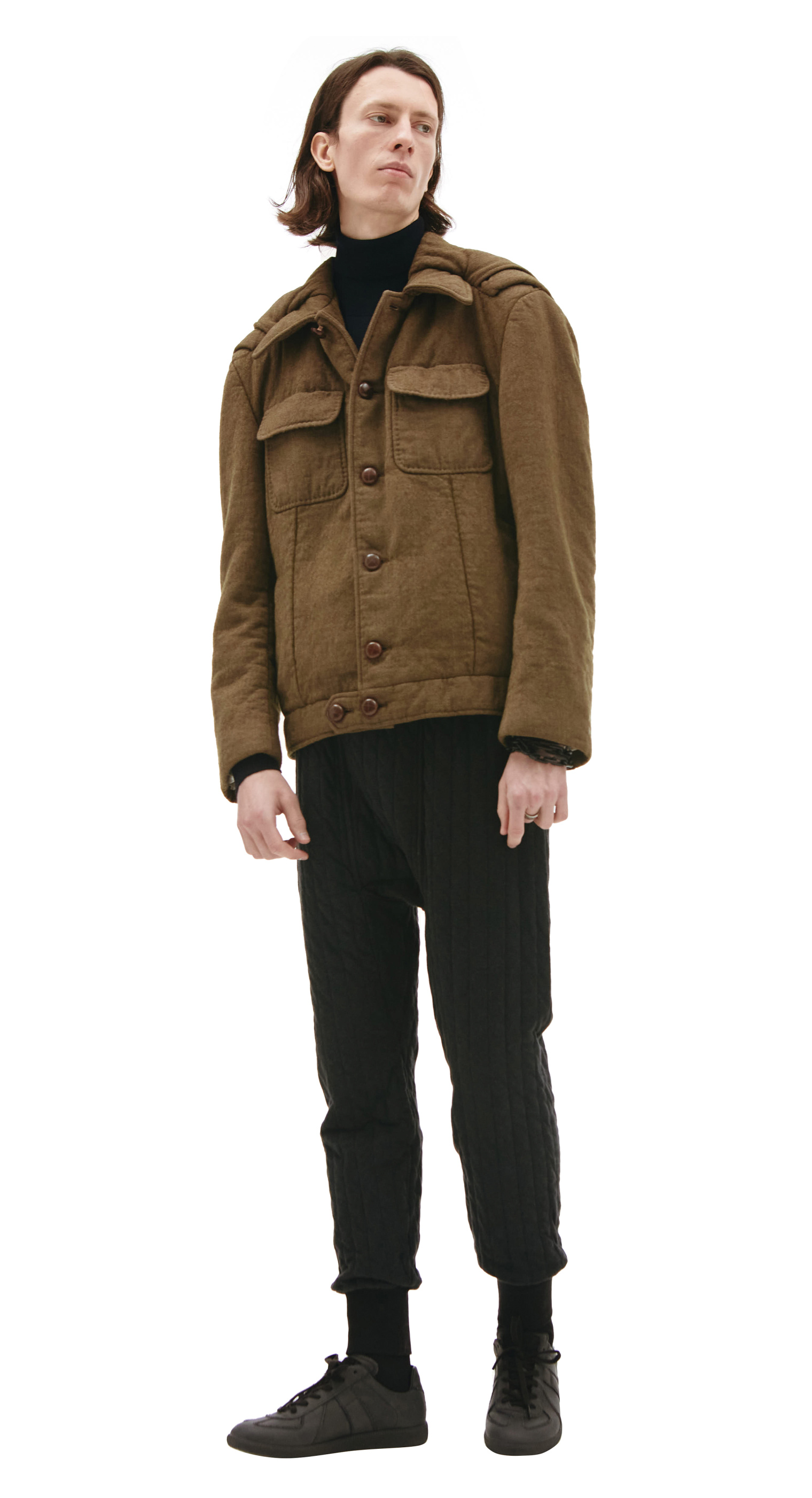 Maison Margiela Стеганая куртка из шерсти