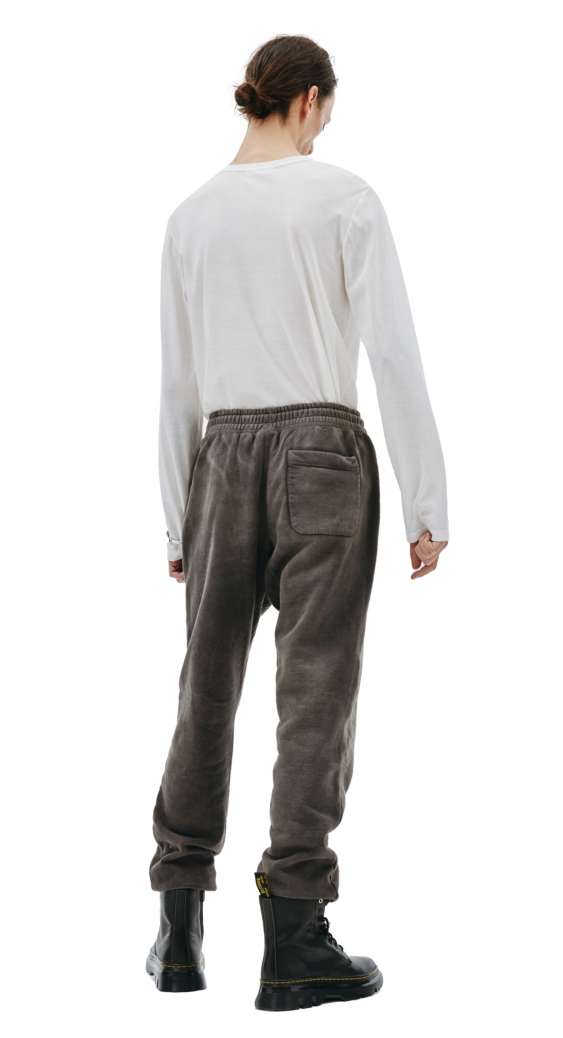 Saint Michael Sweatpants with cracked print