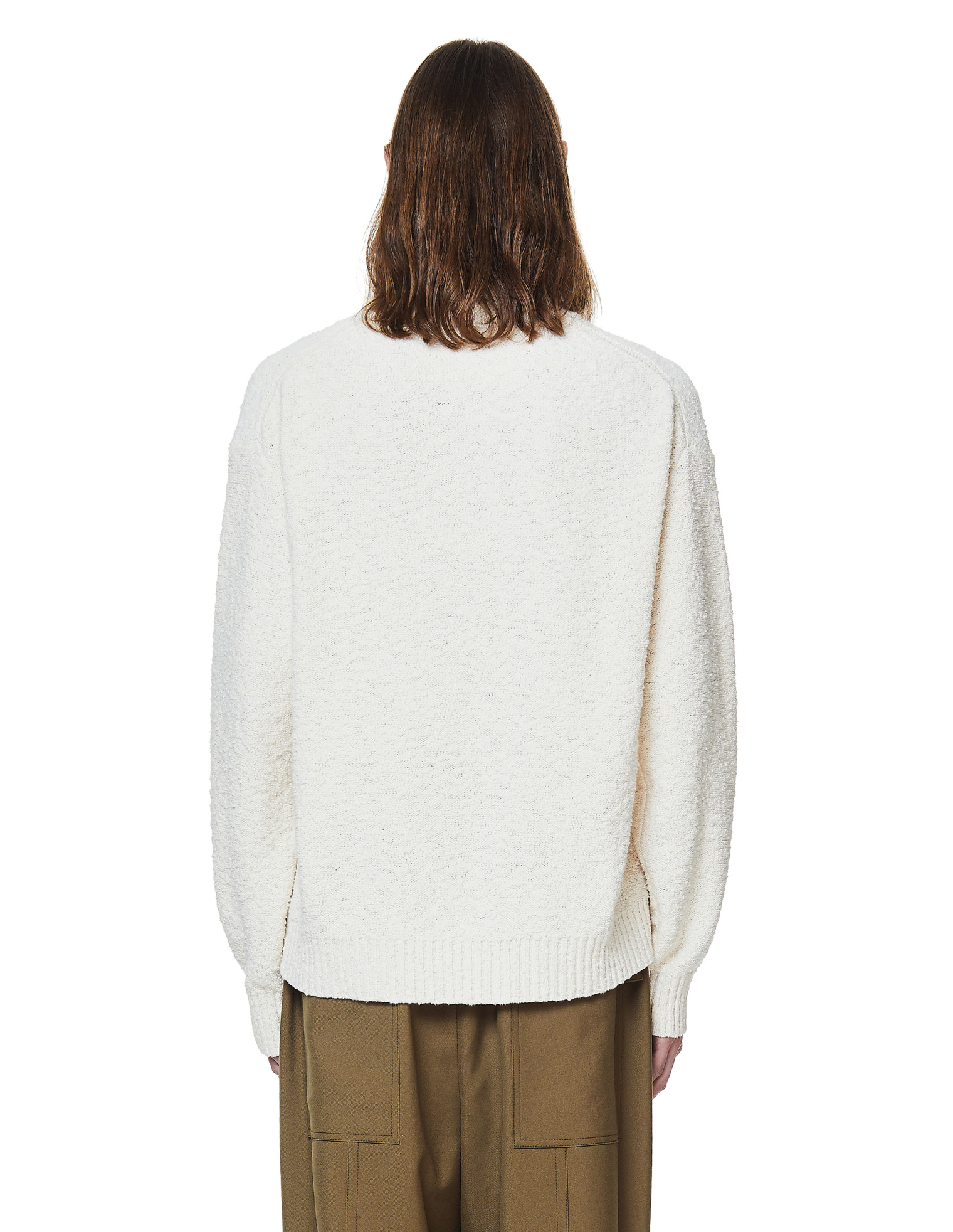 Jil Sander Джемпер из фактурного хлопка