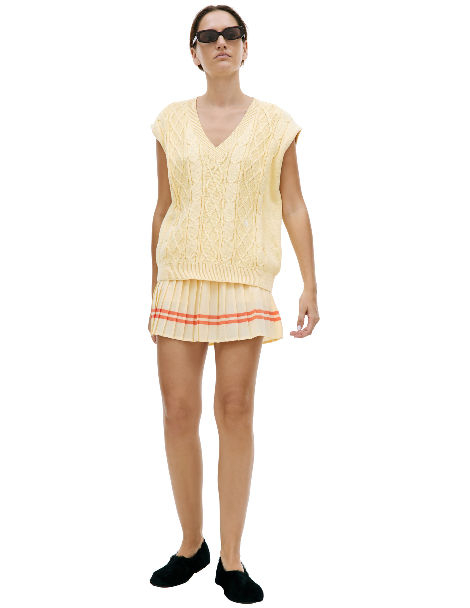 SPORTY & RICH Cotton knit vest