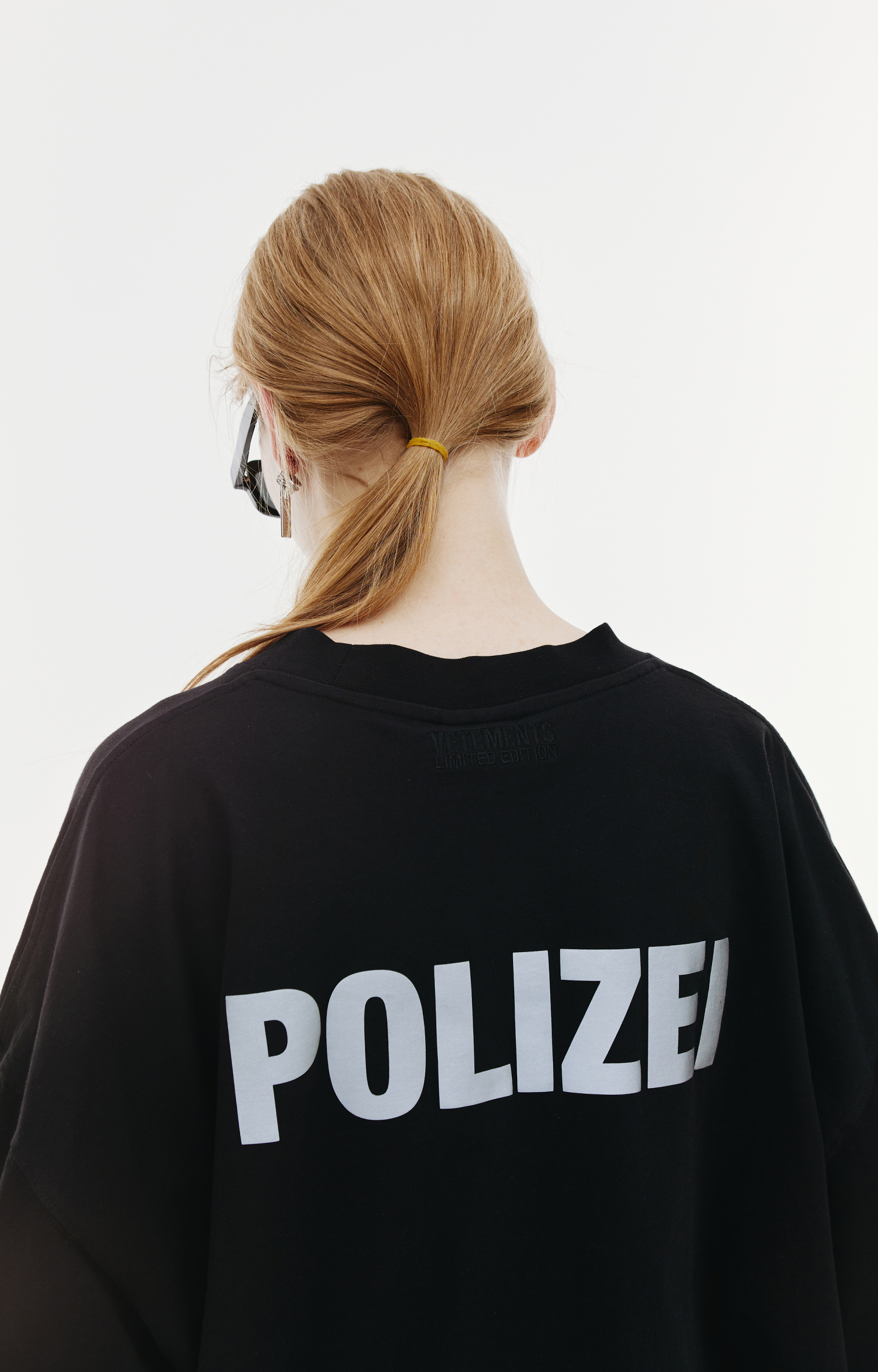 VETEMENTS Polizei printed t-shirt