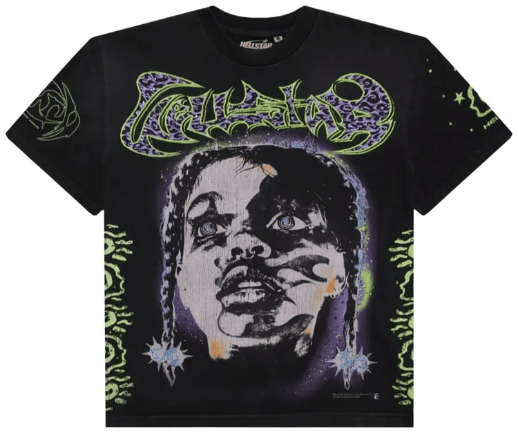 Hellstar Black print T-shirt
