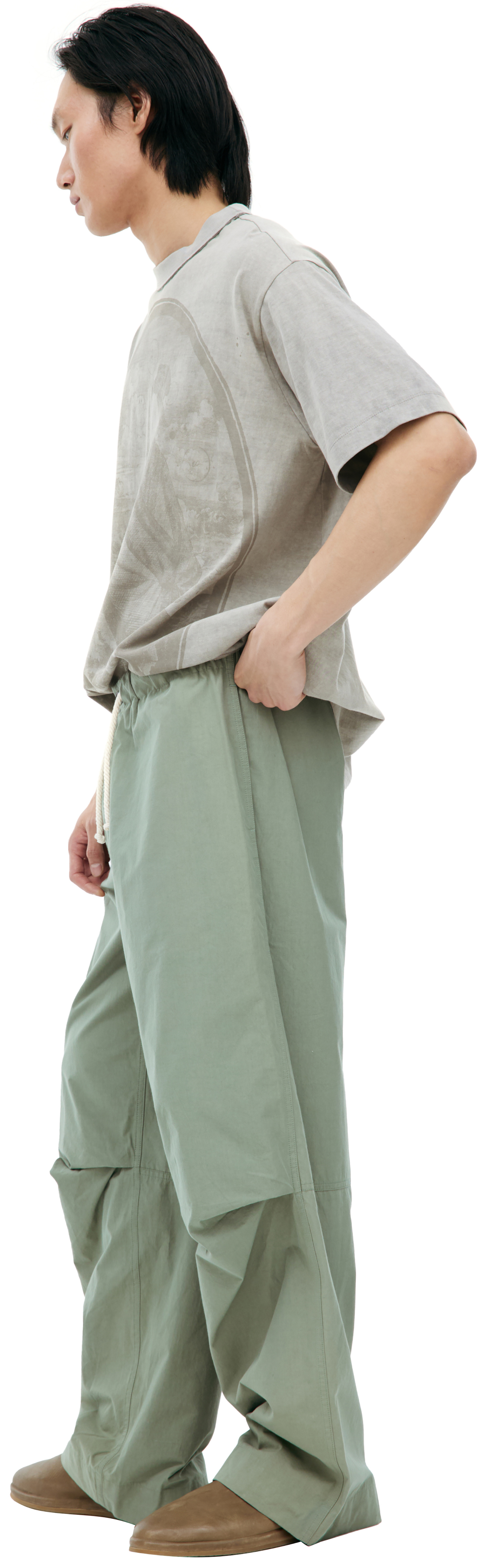 Jil Sander Green kargo trousers