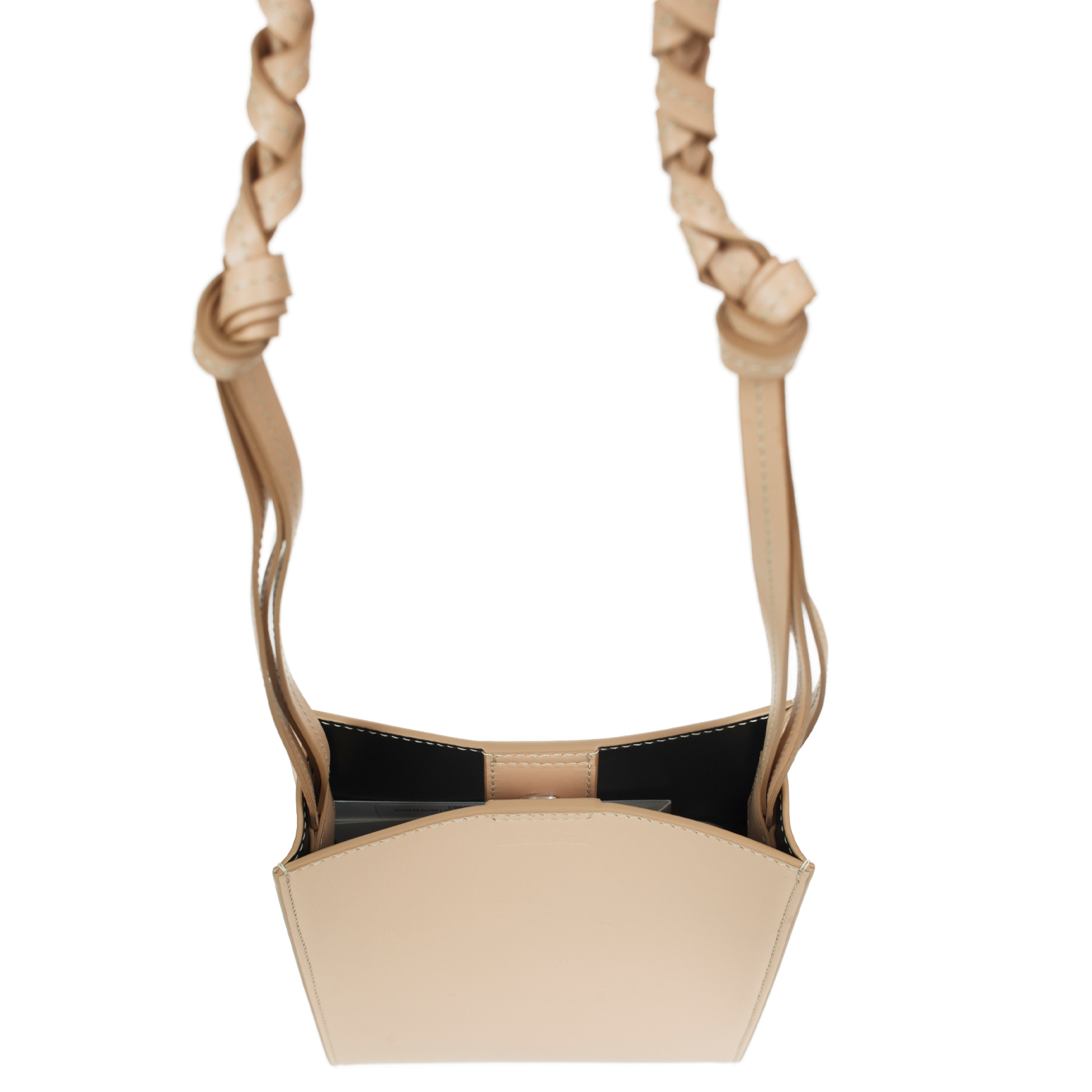 Jil Sander Tangle small leather bag