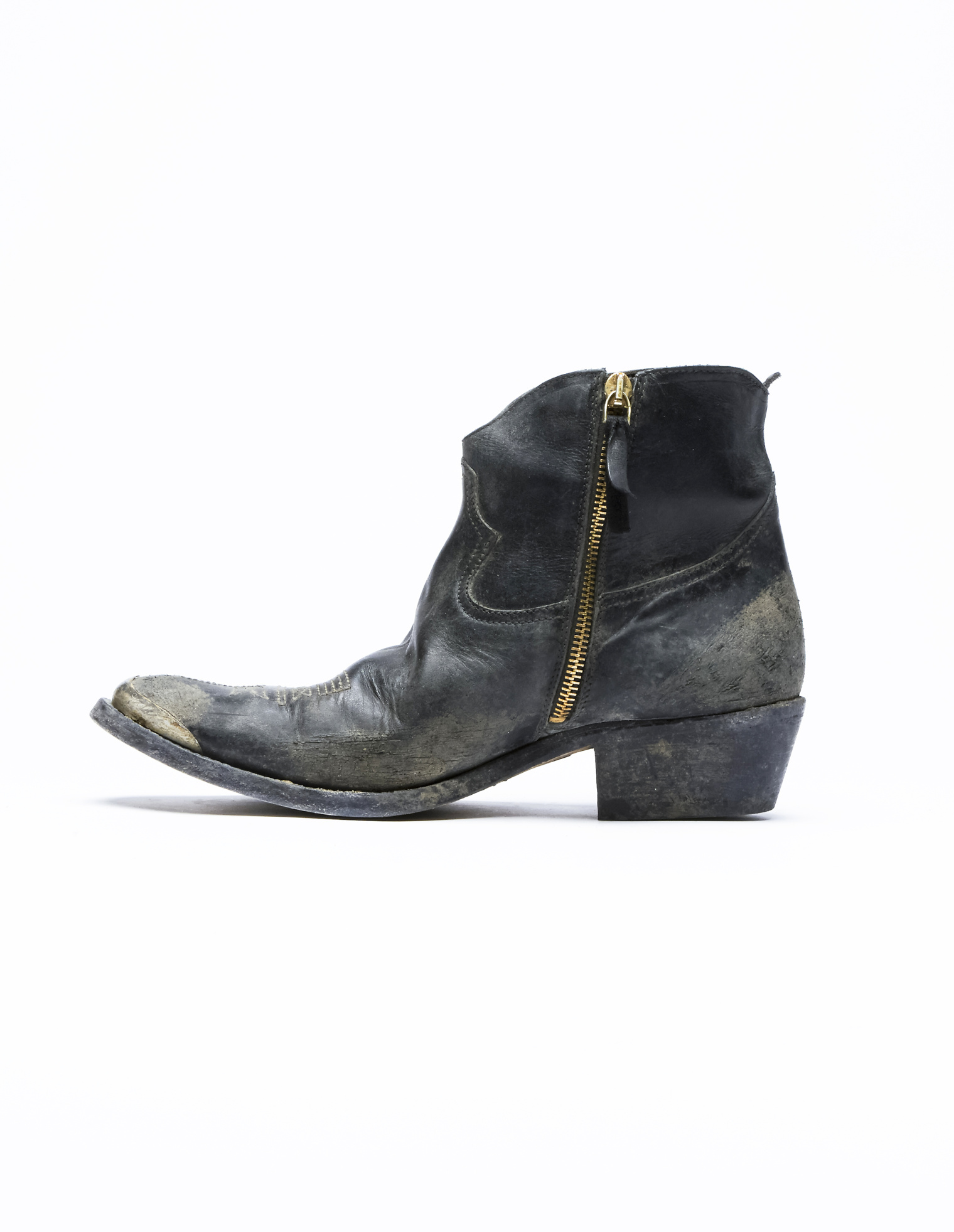 Golden Goose Кожаные казаки с железным мысом
