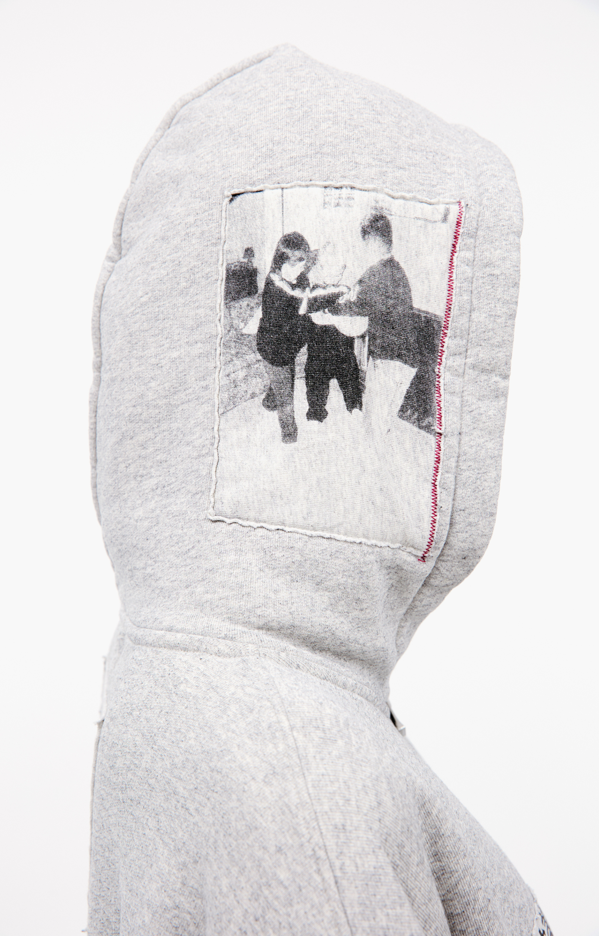 Enfants Riches Déprimés Grey hoodie with patches