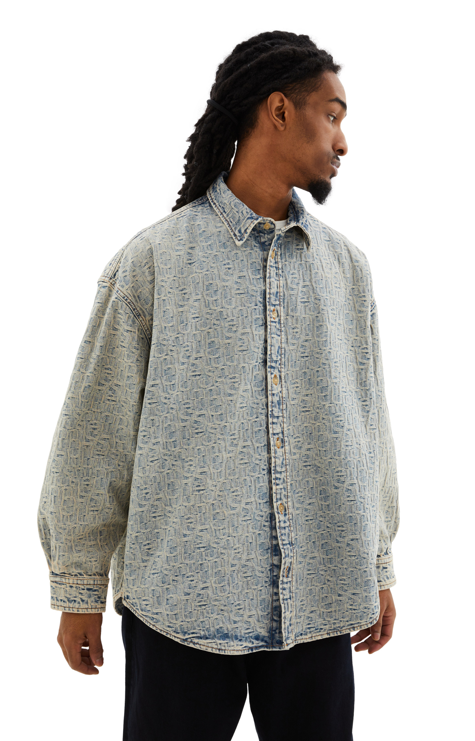 Acne Studios Monoprint denim shirt