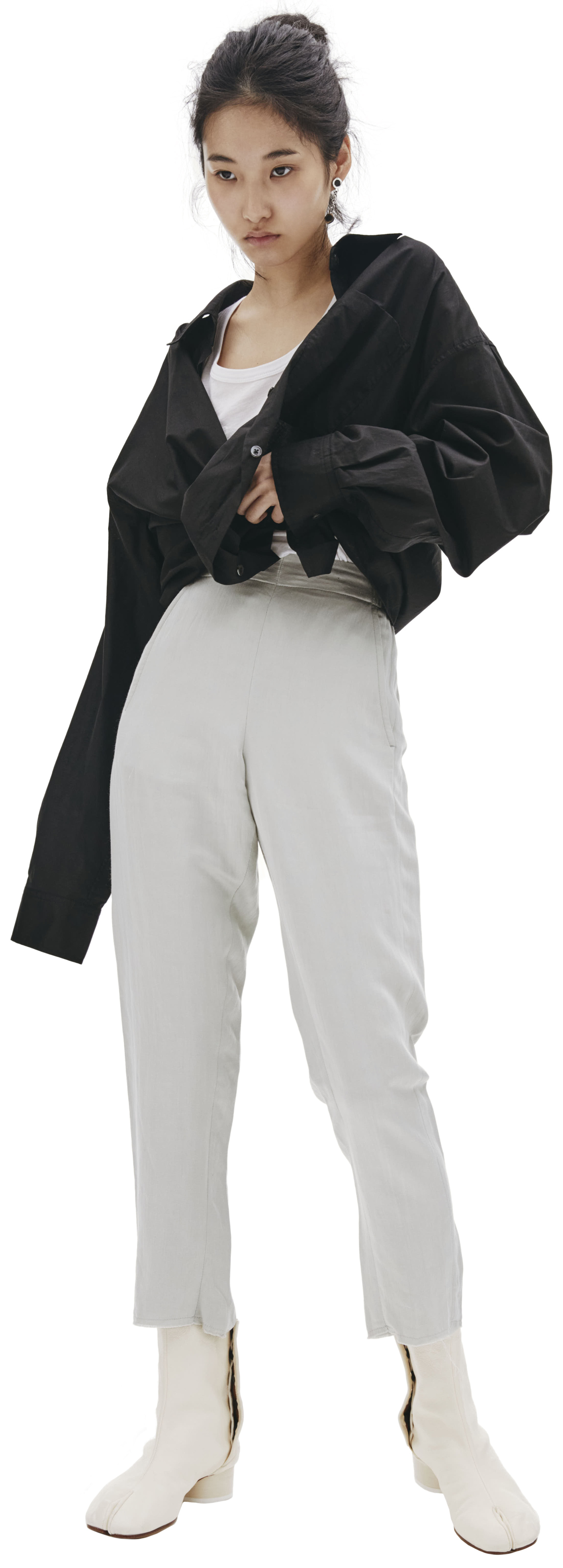 Ann Demeulemeester Grey Trousers