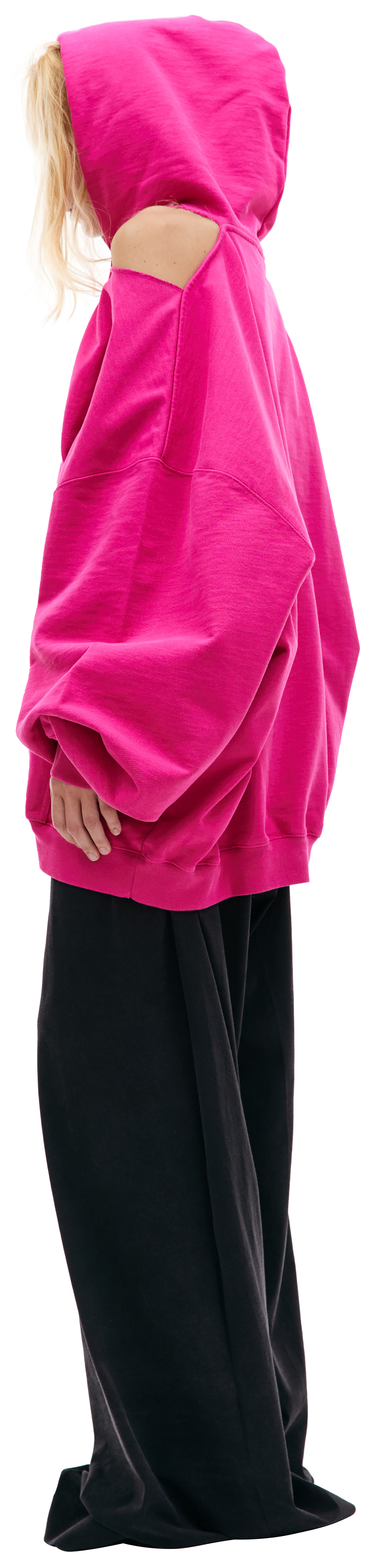 VETEMENTS Pink oversized hoodie