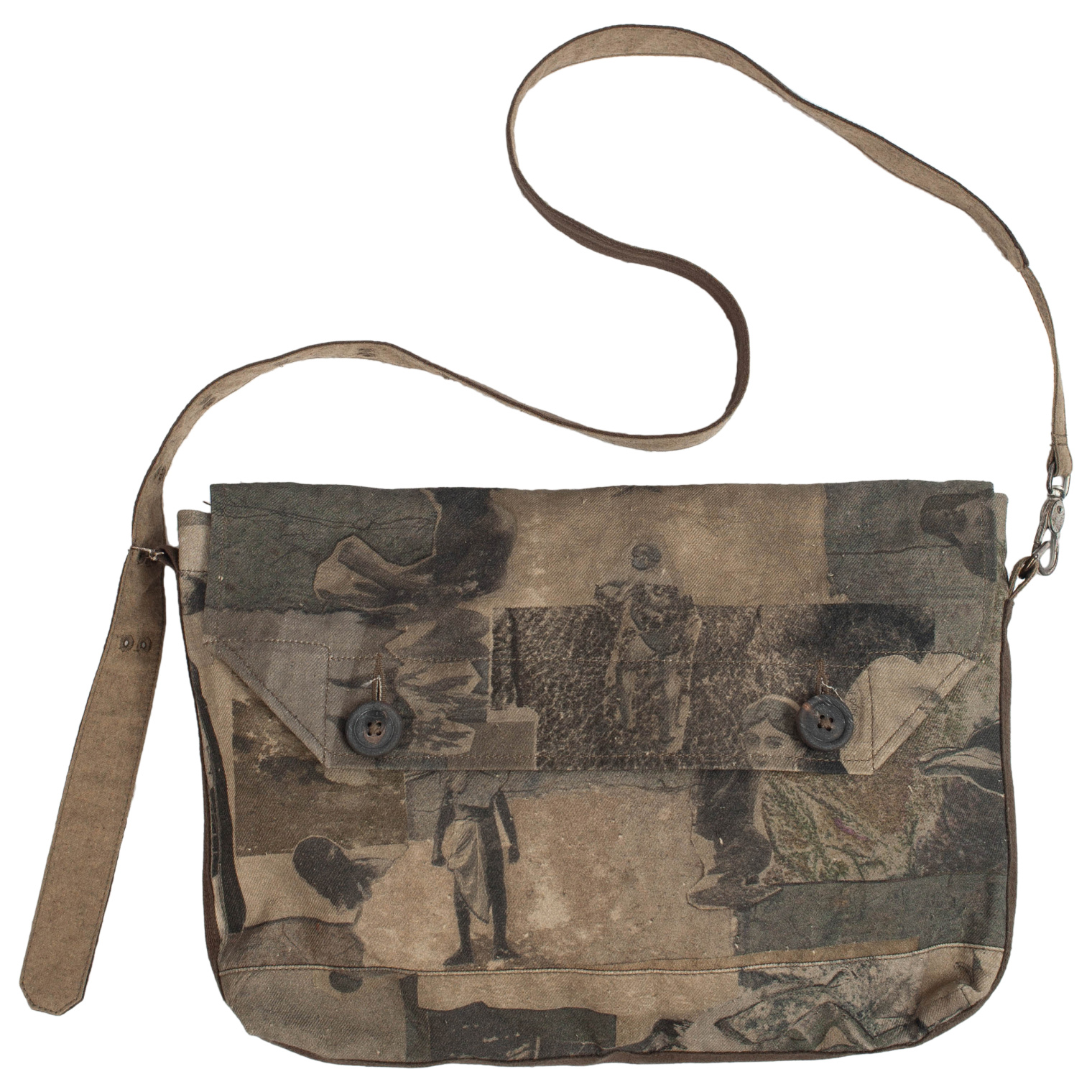 Ziggy Chen Messenger Printed Bag