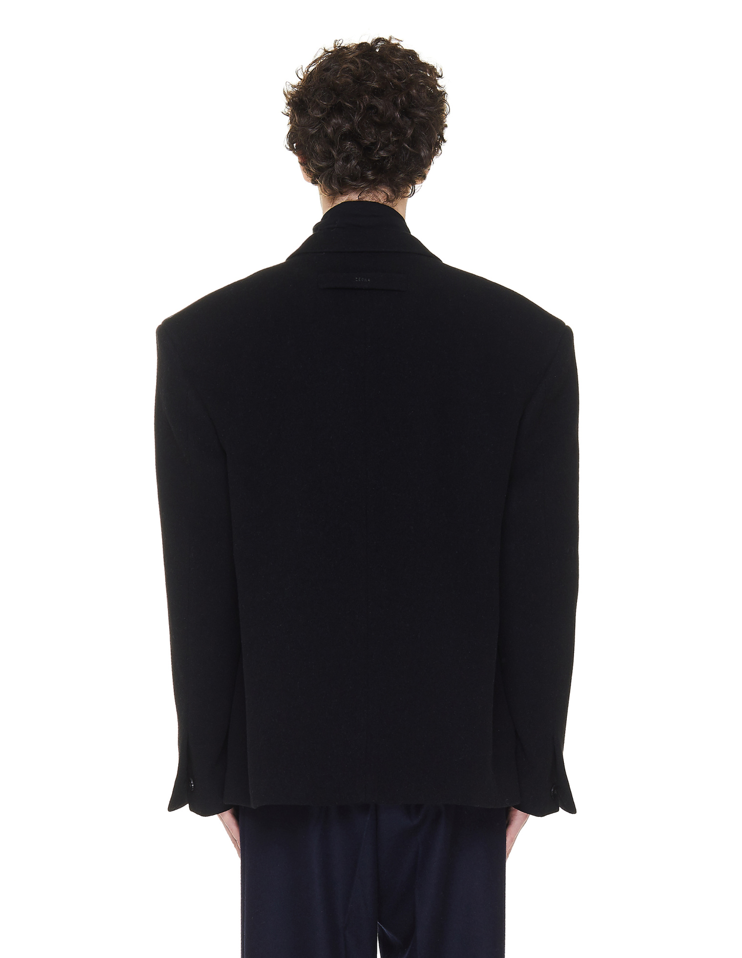 Fear of God x Zegna Двубортный пиджак из шерсти