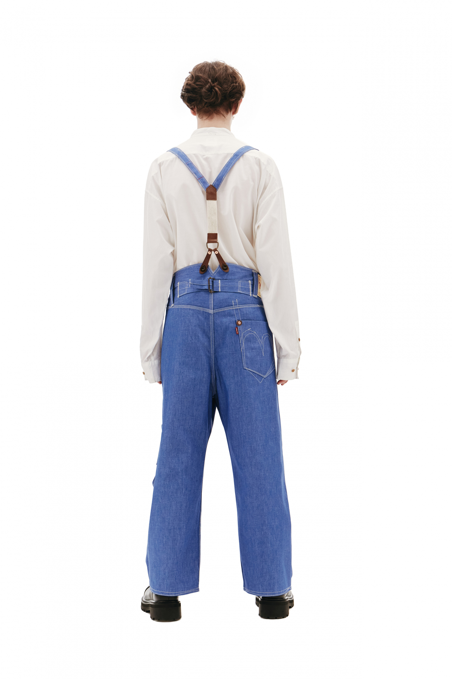 Junya Watanabe Blue Cotton Pants