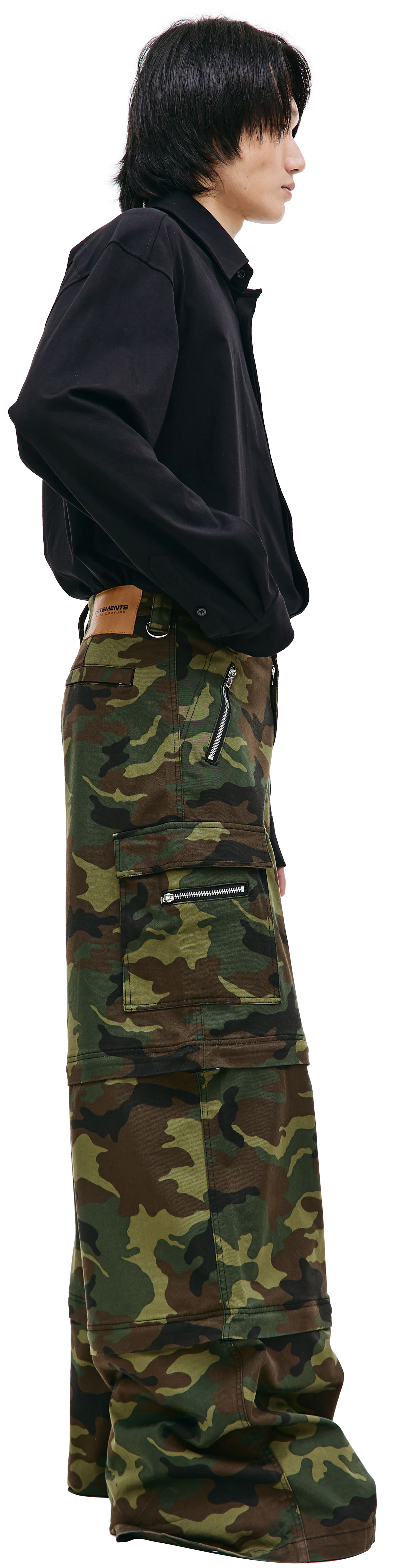 VETEMENTS Transformer camouflage cargo trousers