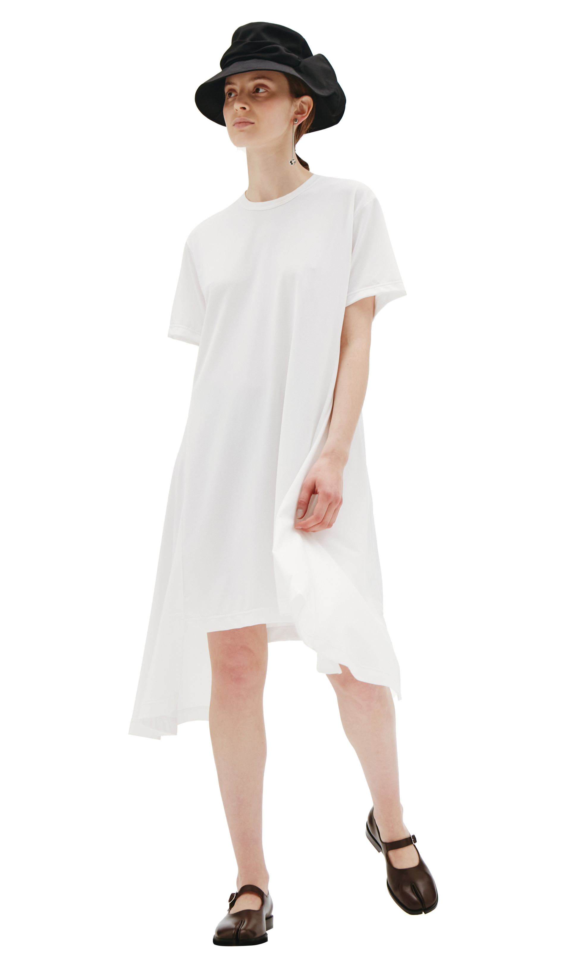 Comme des Garcons Homme plus Asymmetric  printed t-shirt