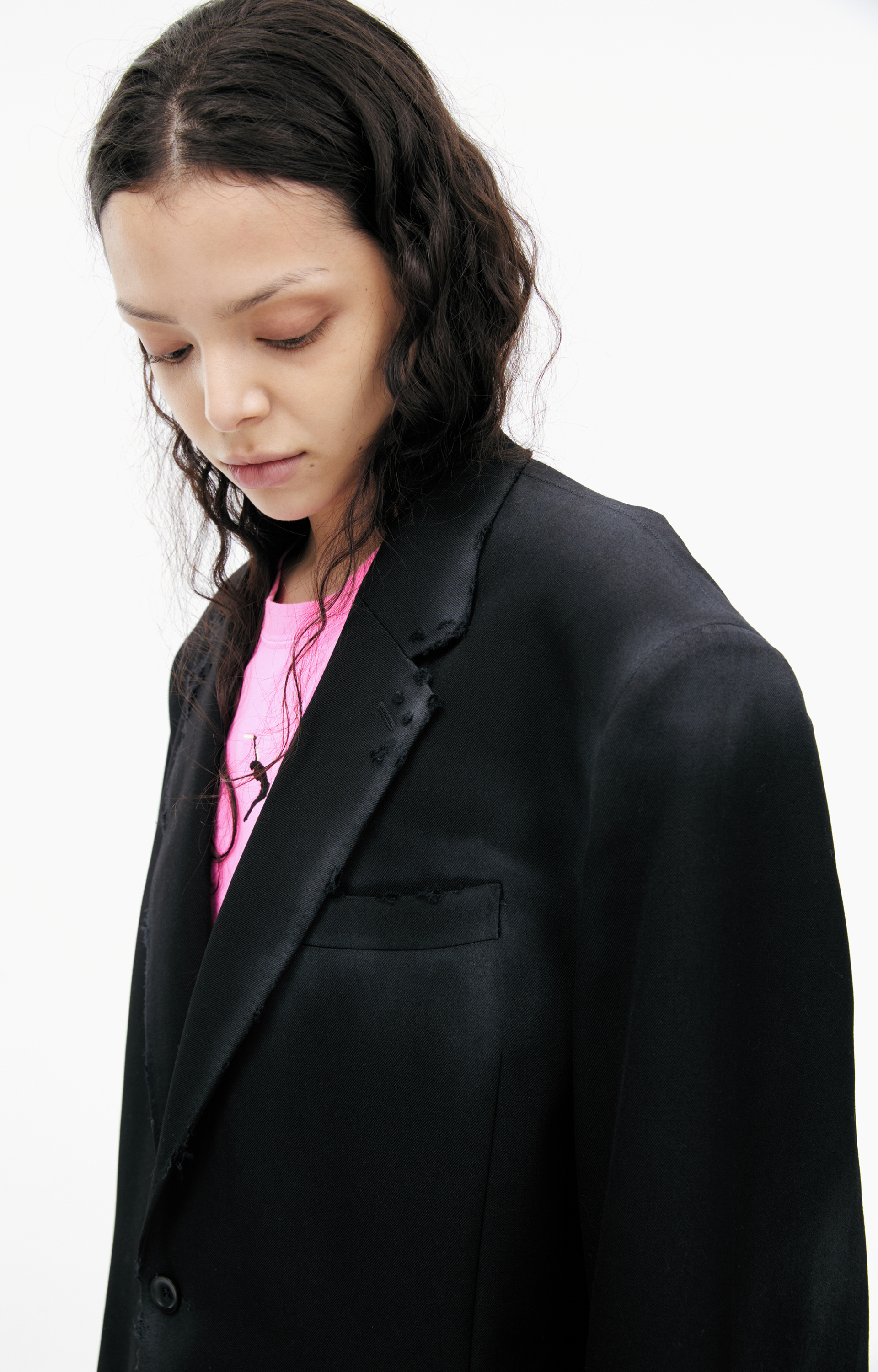Doublet Scuff-effect jacket