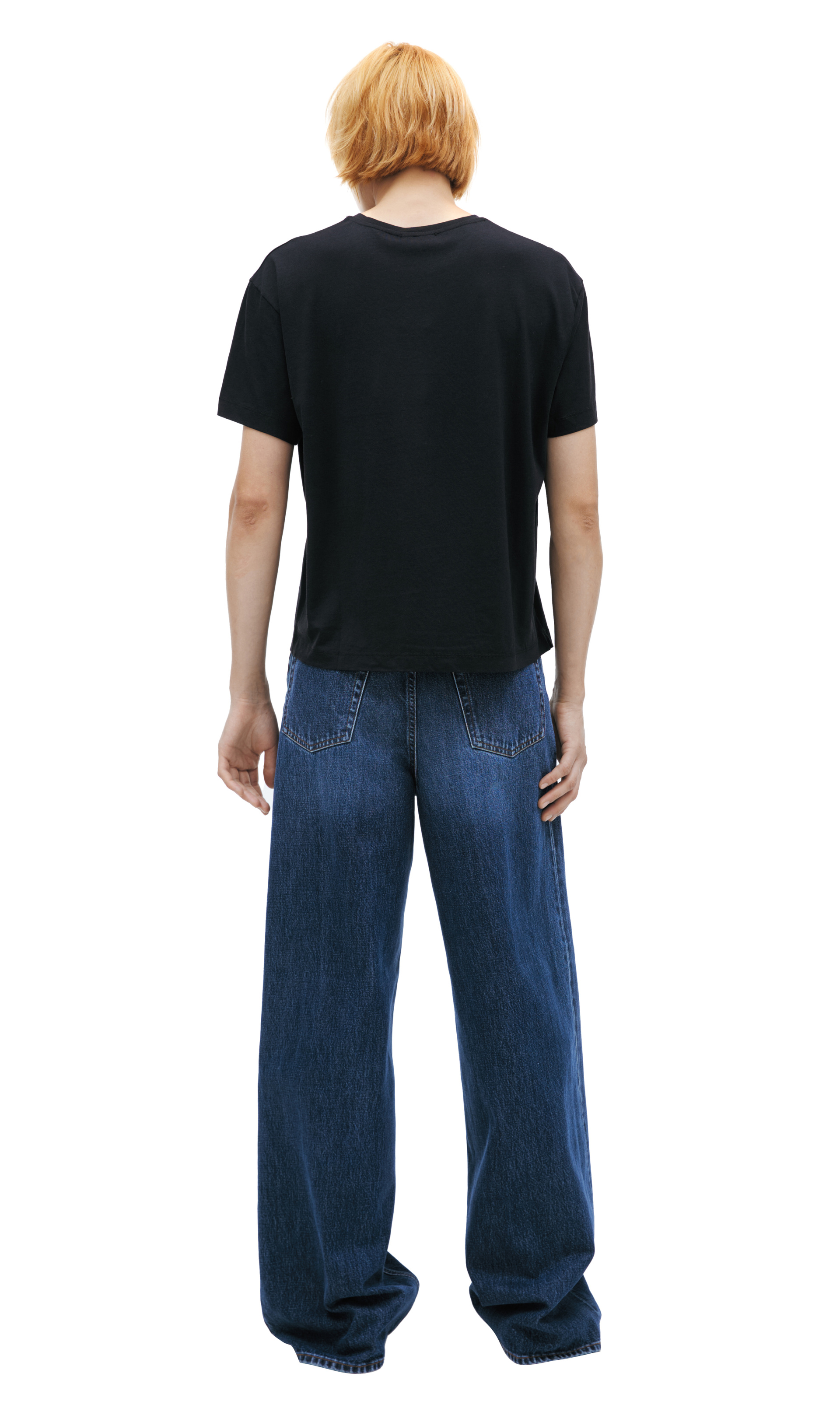 TOTEME Black cotton T-shirt