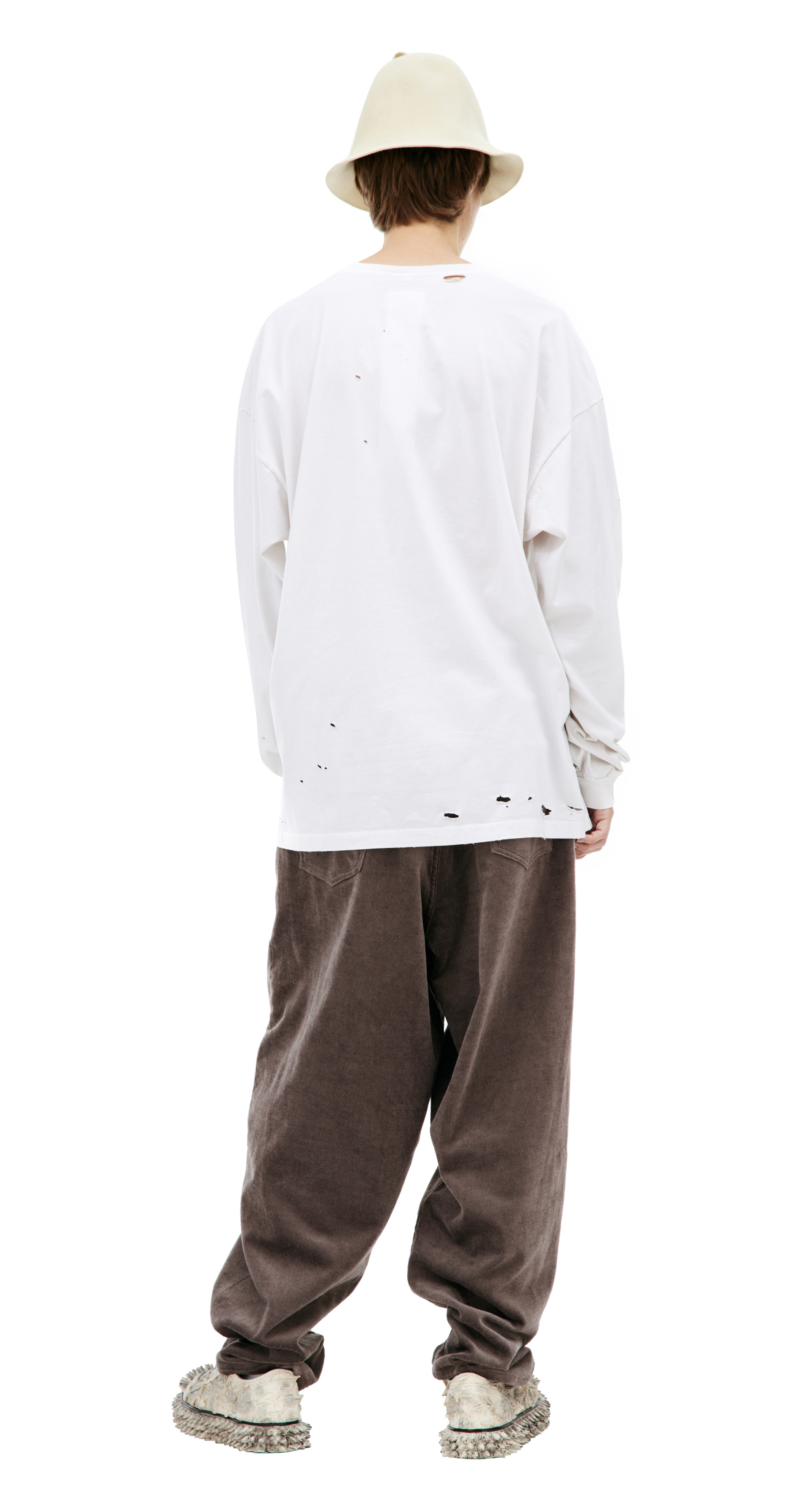 Doublet Longsleeve with scuffed effect