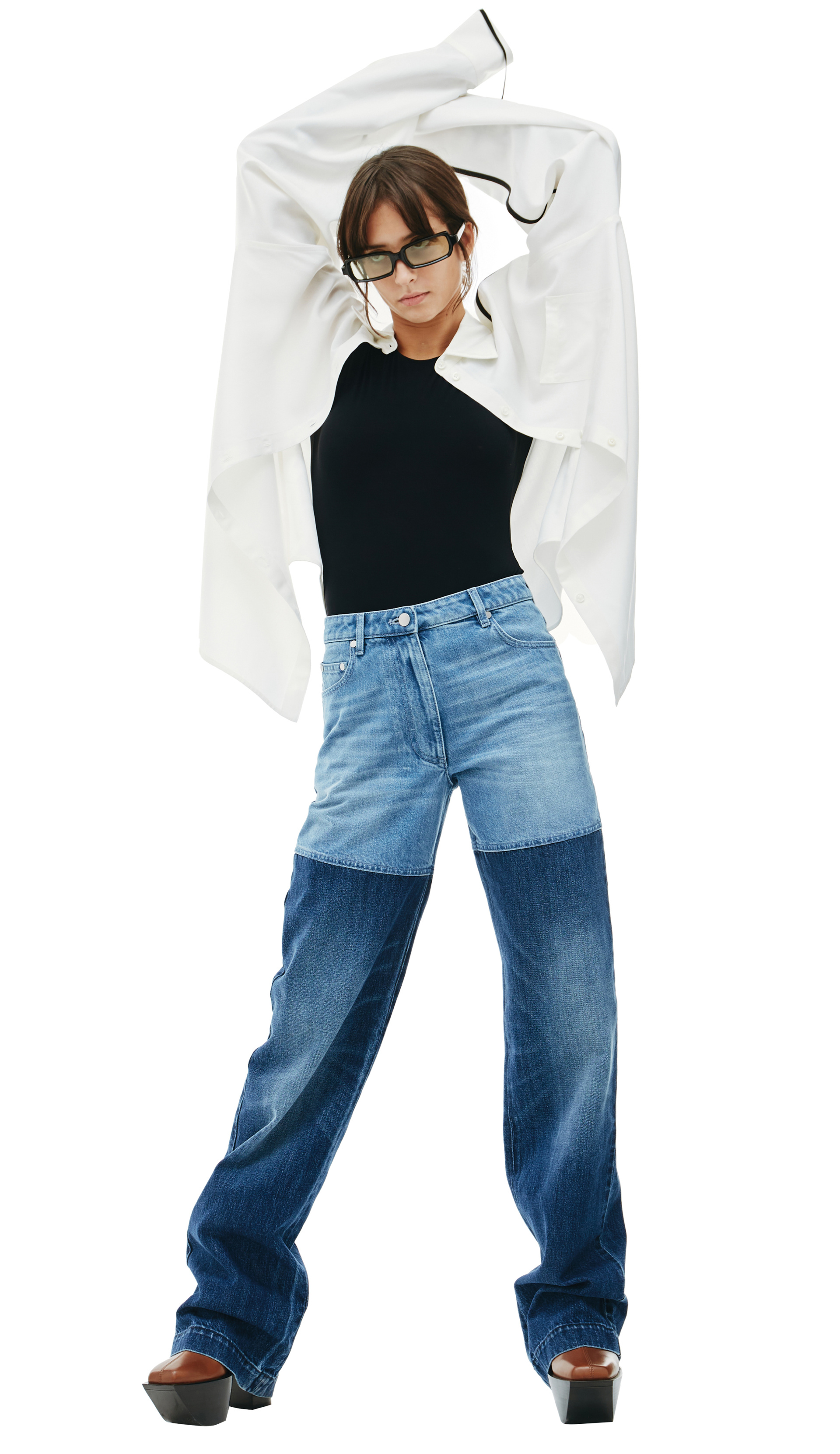 PETER DO Side-stripe oversize shirt