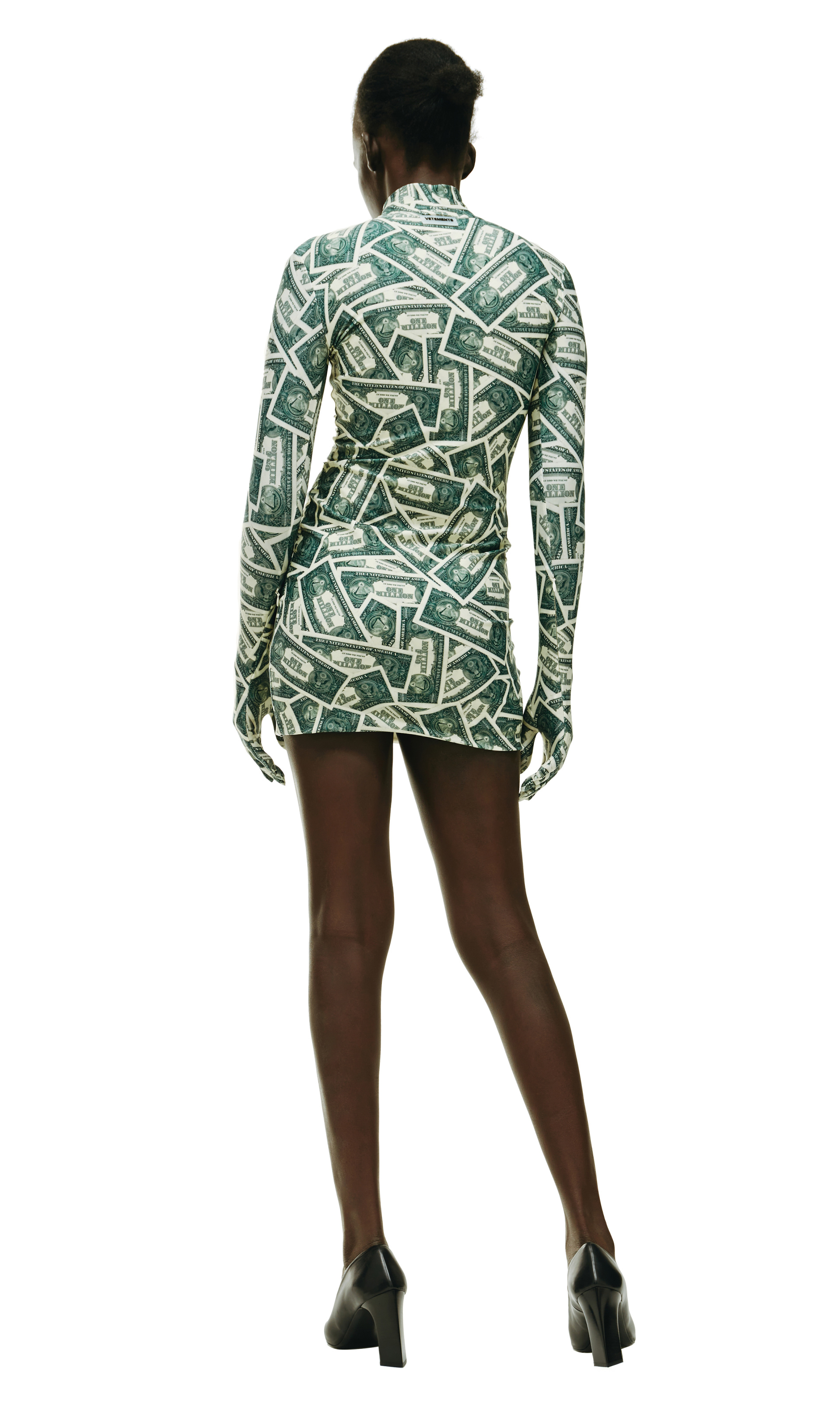 VETEMENTS Million dollar dress with gloves