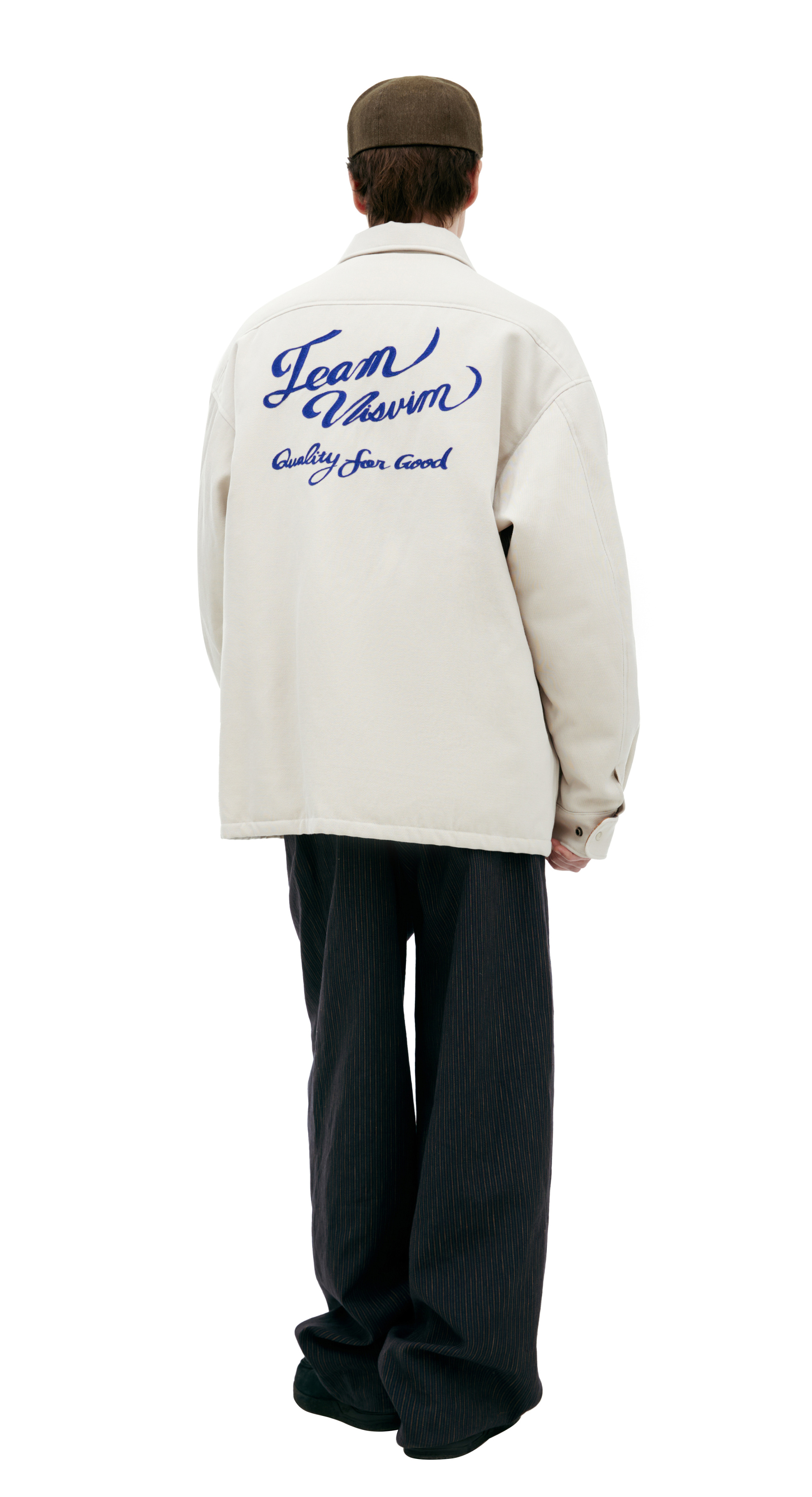 visvim White embroidered jacket