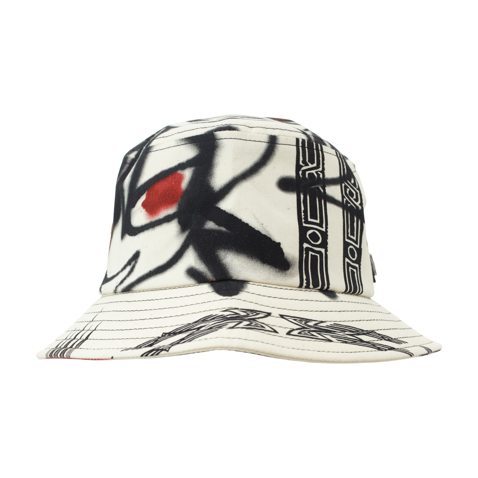 Children of the discordance Graffiti printed bucket hat