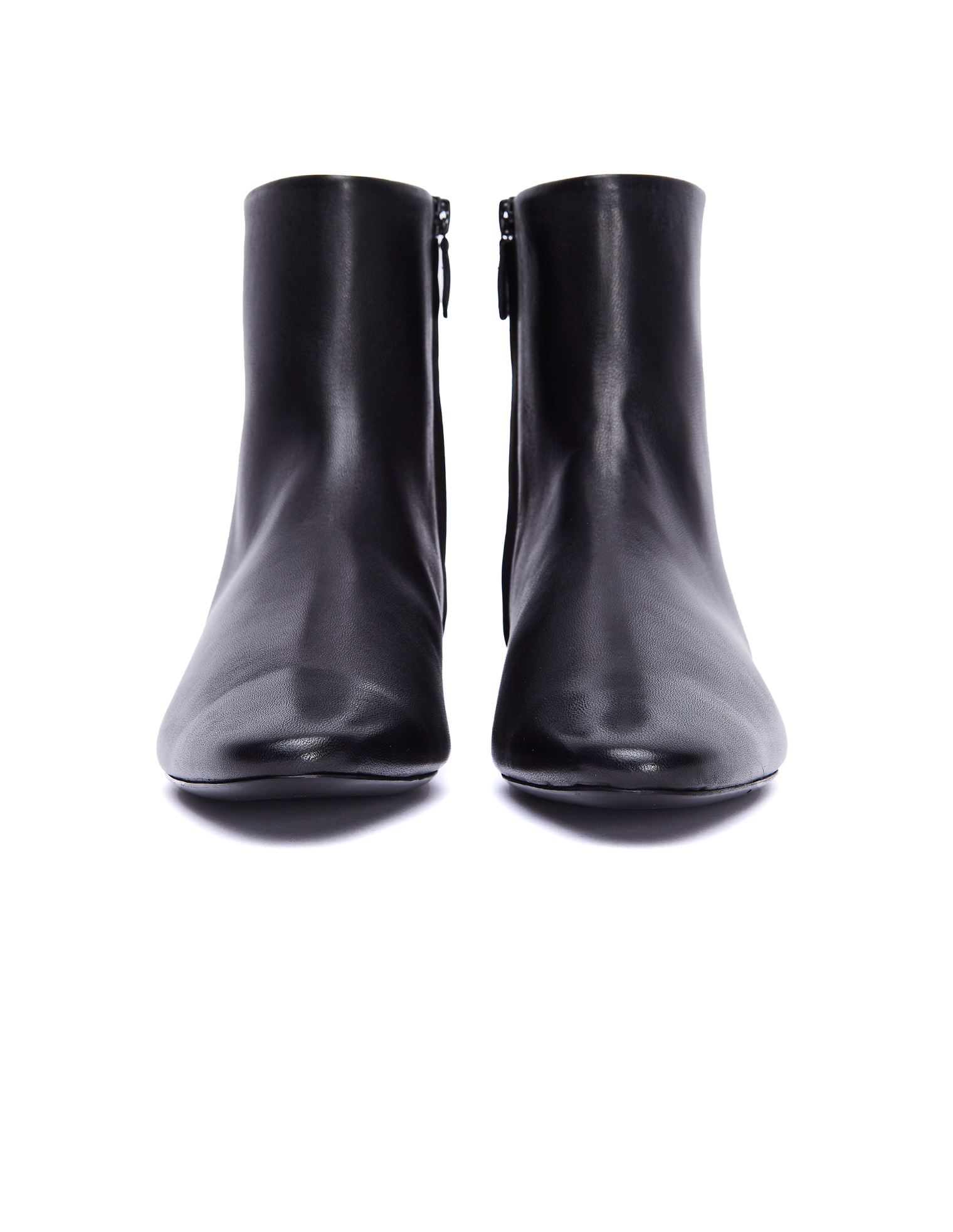 Balenciaga Black Leather Oval 20MM Boots