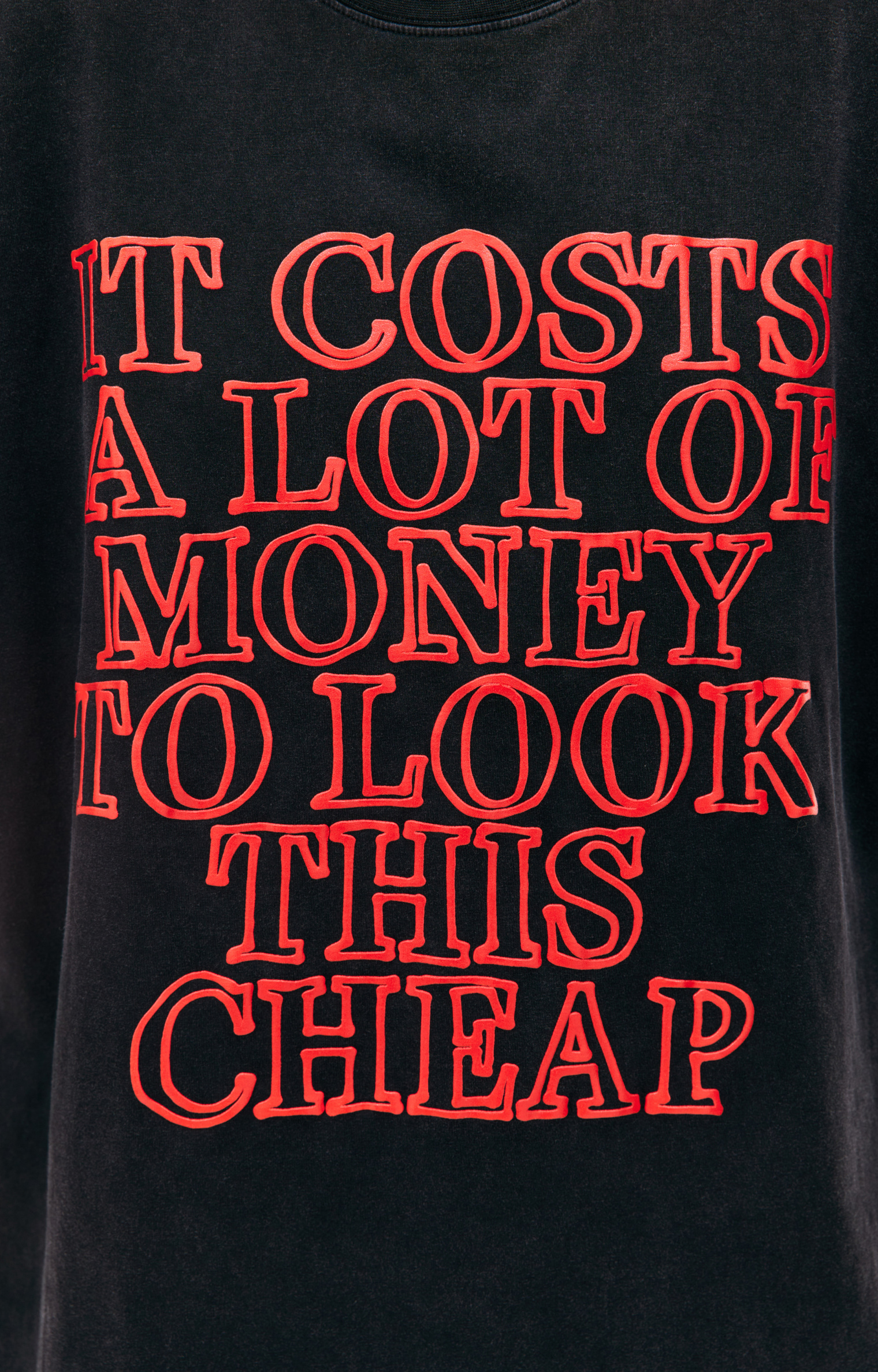 VETEMENTS Very Expensive cotton t-shirt