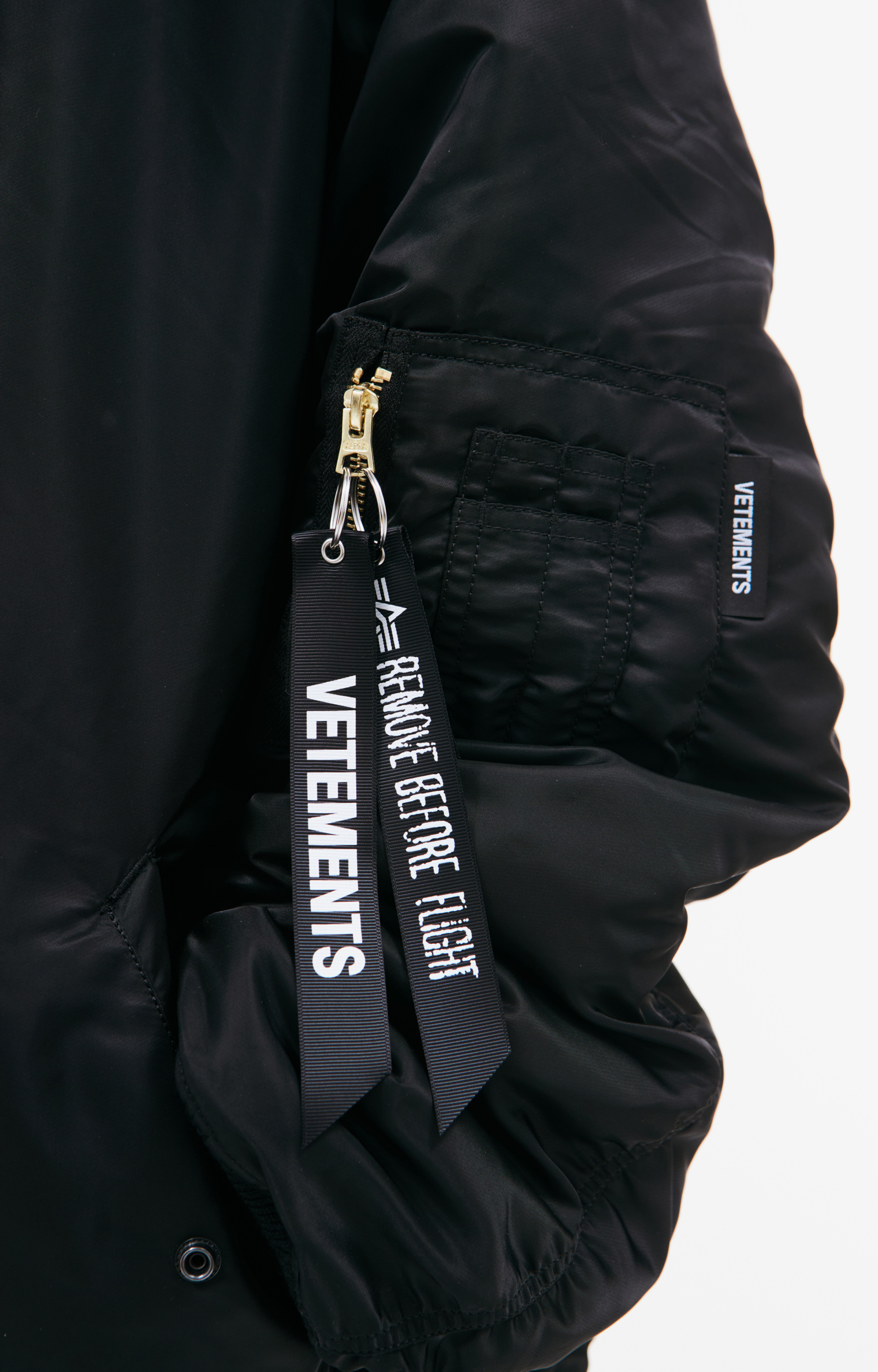 VETEMENTS Двусторонний бомбер VETEMENTS X ALPHA INDUSTRIES