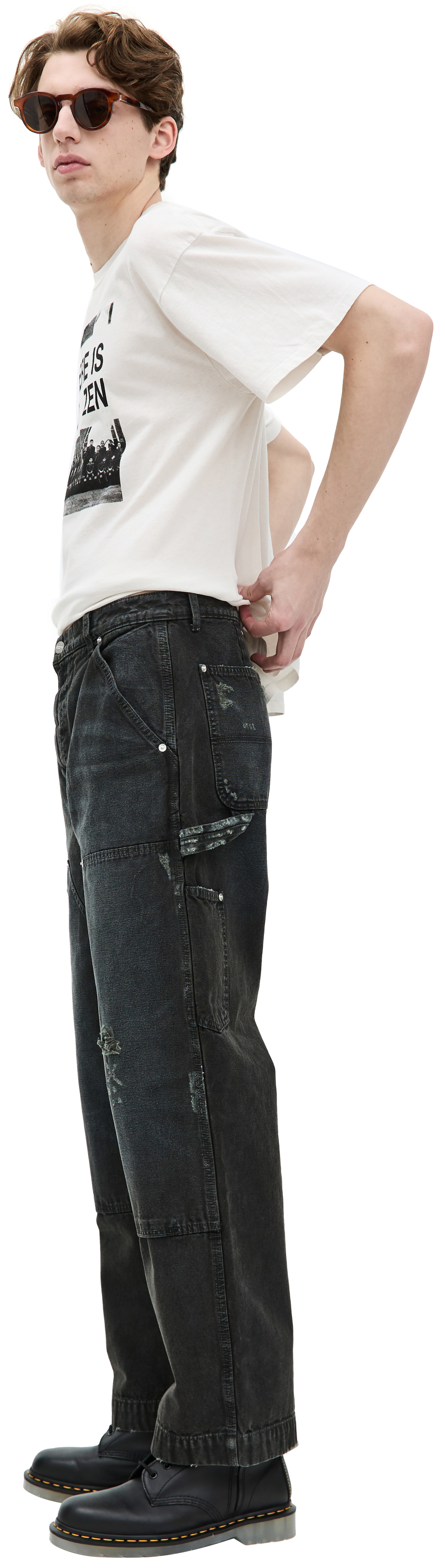 Enfants Riches Deprimes Jeans with scuffed effect