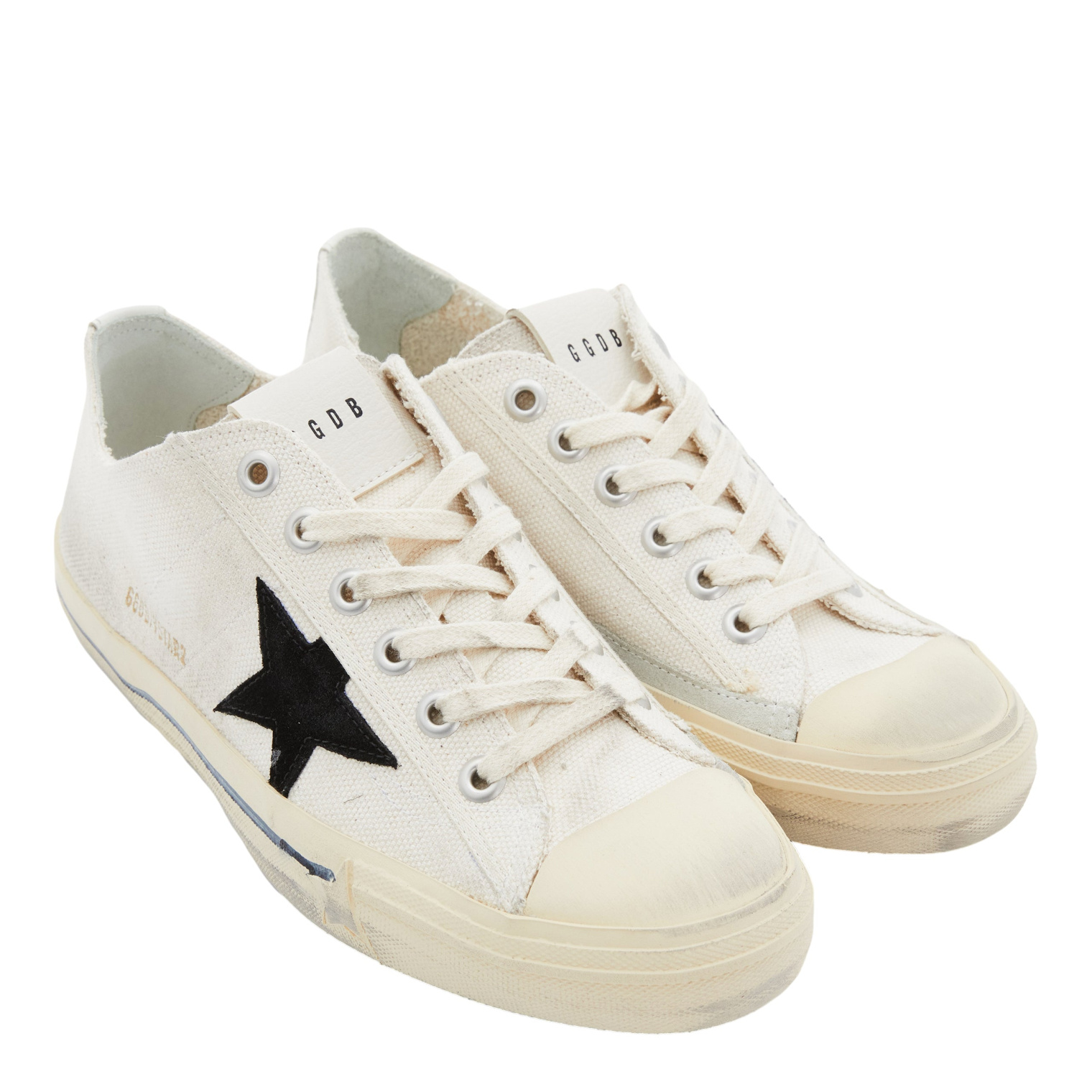 Golden Goose Men\'s V-Star 2 Canvas Sneakers