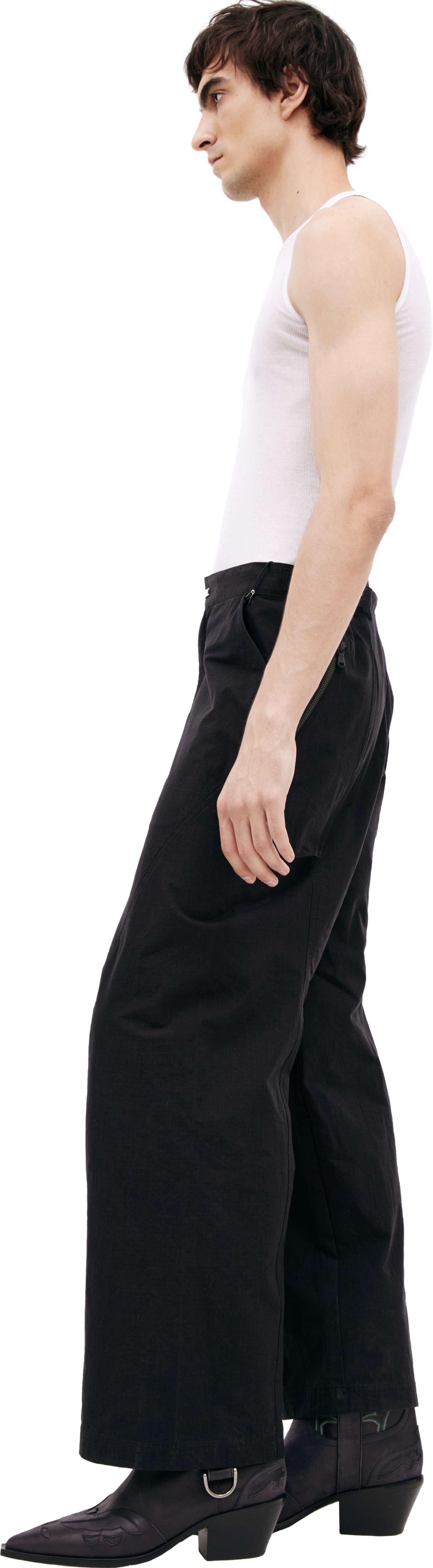 The Viridi-Anne Trousers with patch pockets
