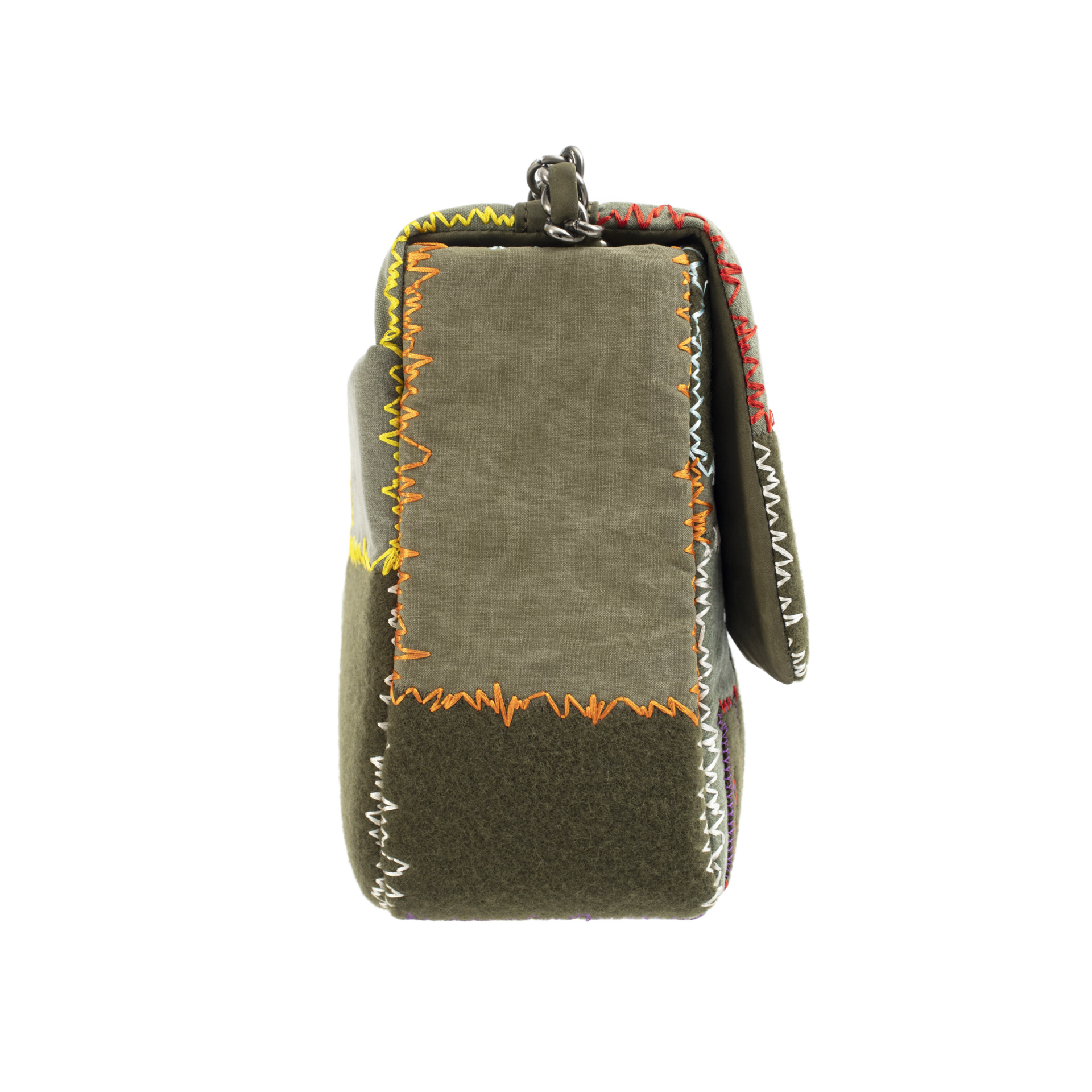 Readymade Patchwork big chain bag