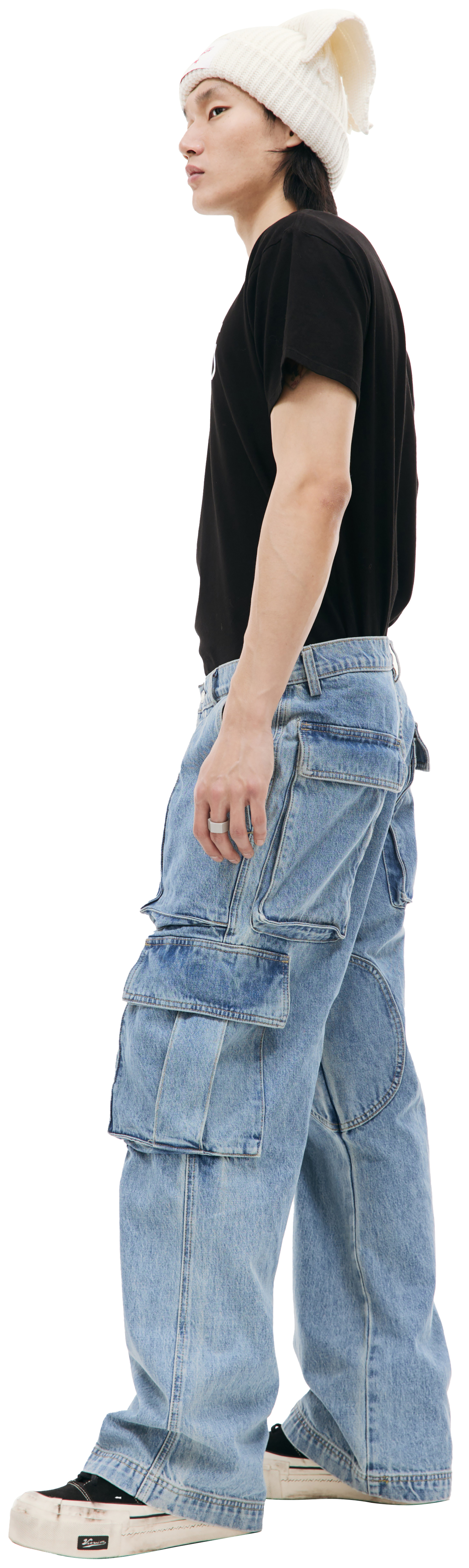 Nahmias Mid-rise cargo jeans