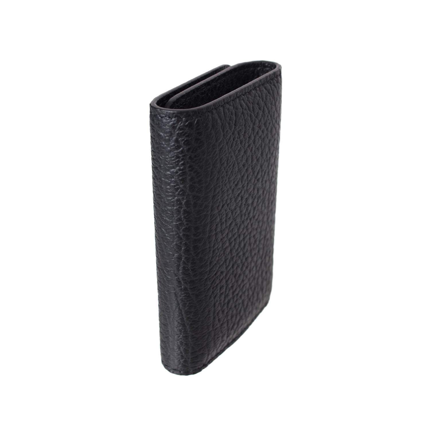 Maison Margiela Black leather key case