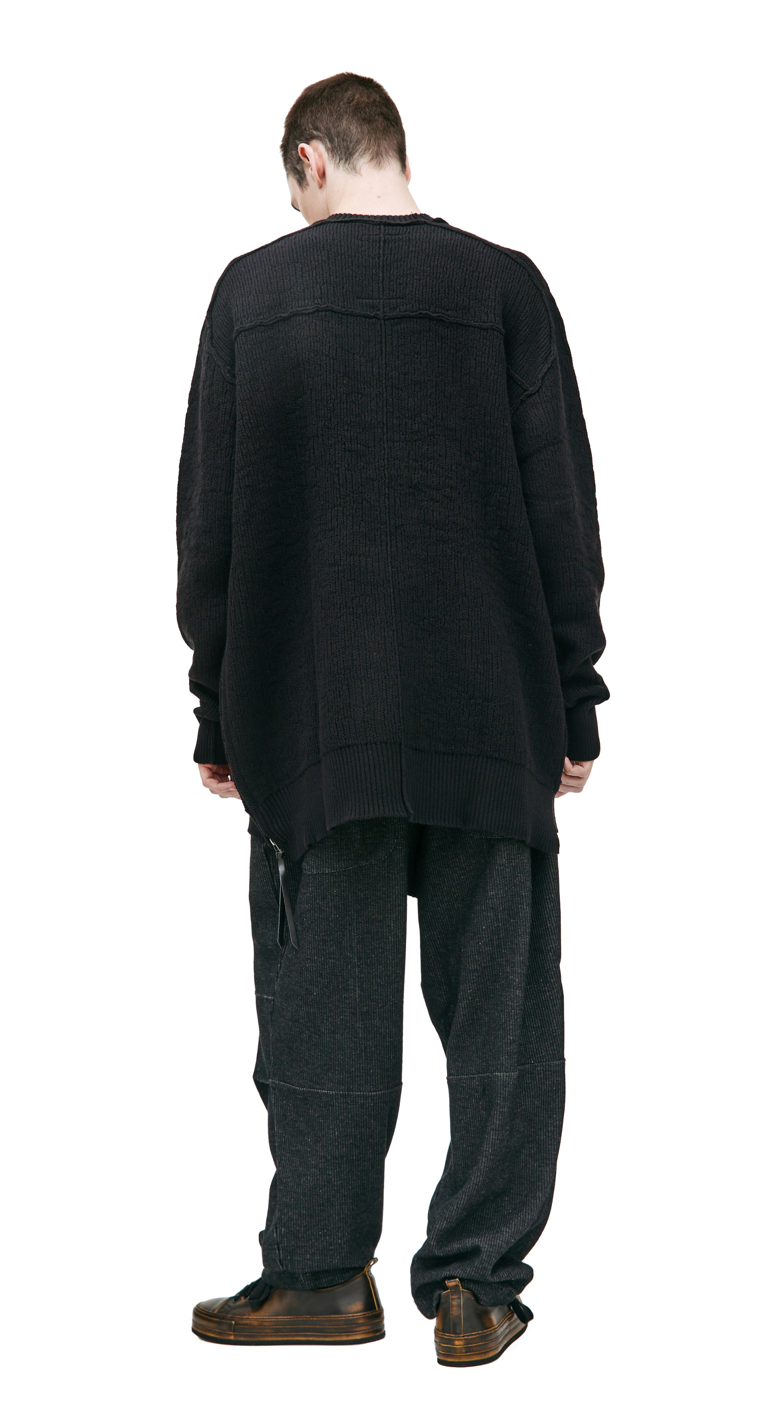The Viridi-Anne Сotton sweater with zip up