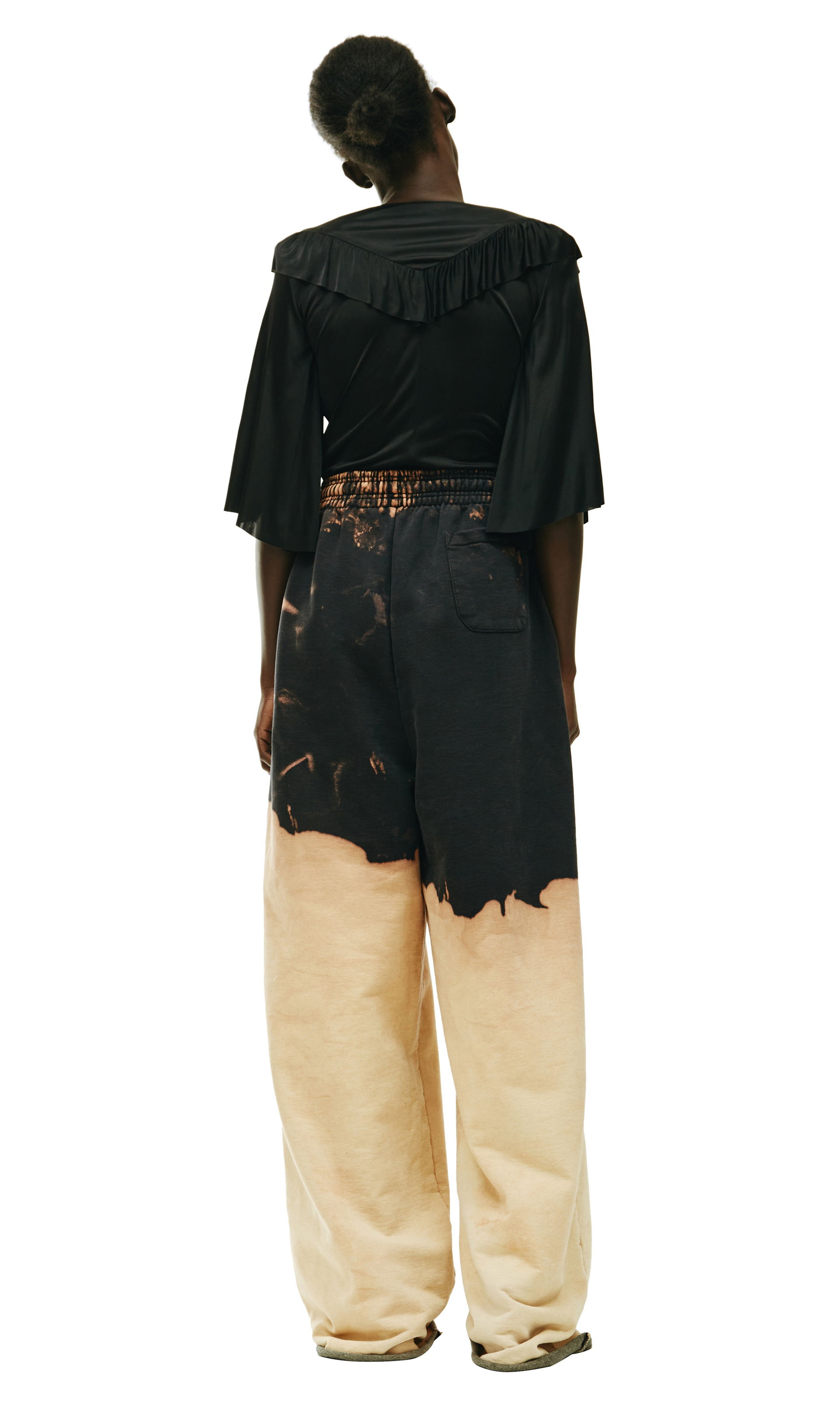 VETEMENTS Bleached effect sweatpants