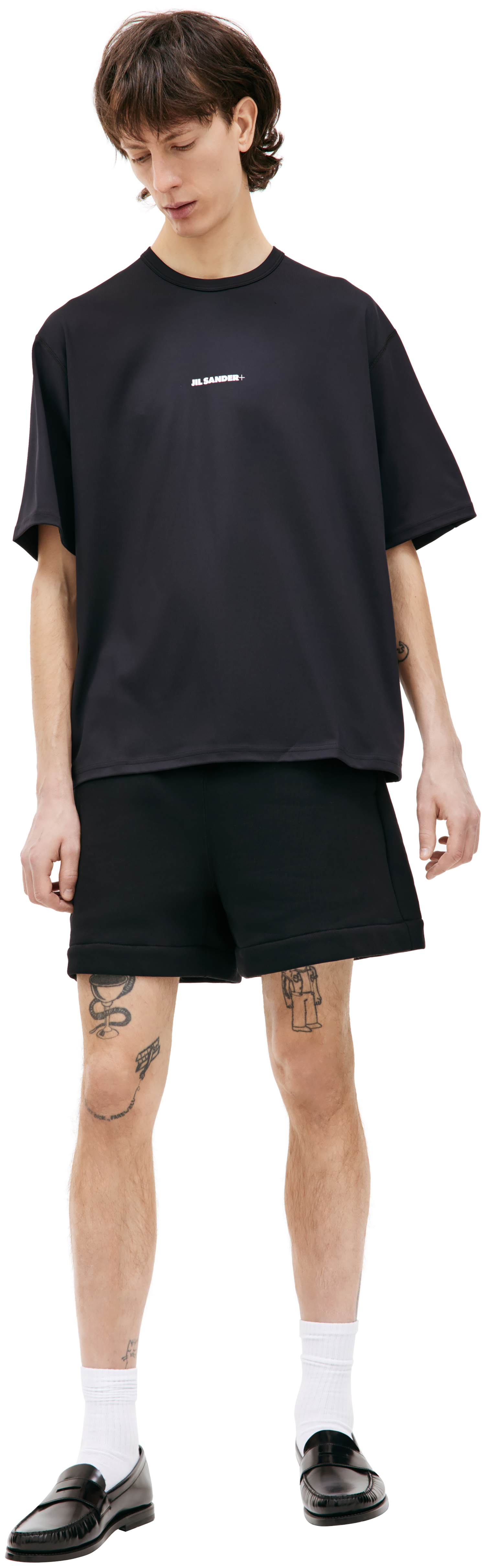 Jil Sander Оверсайз футболка с логотипом