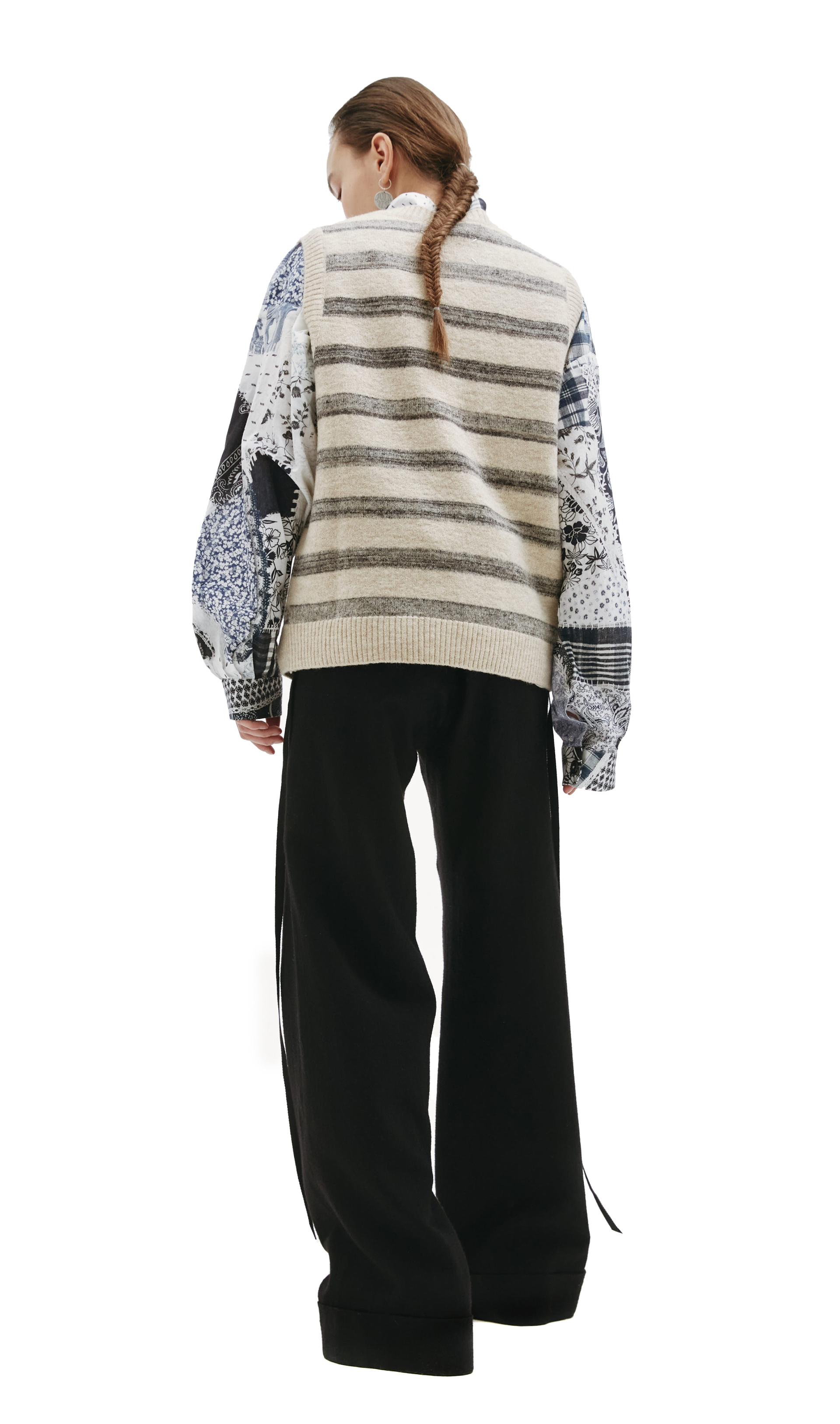 Maison Margiela Stripped wool vest